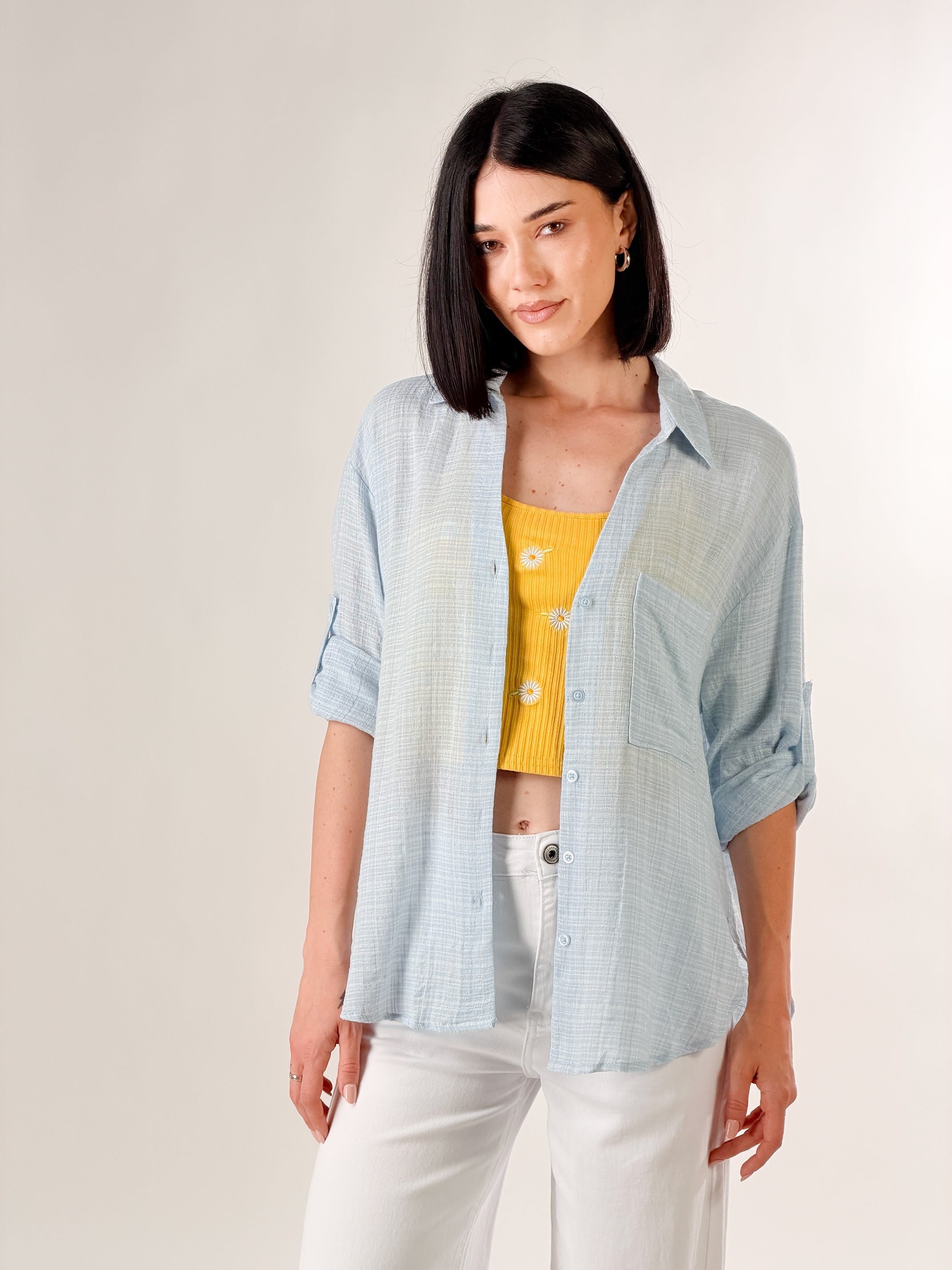 Top crop Maggie|Colore:Mostarda