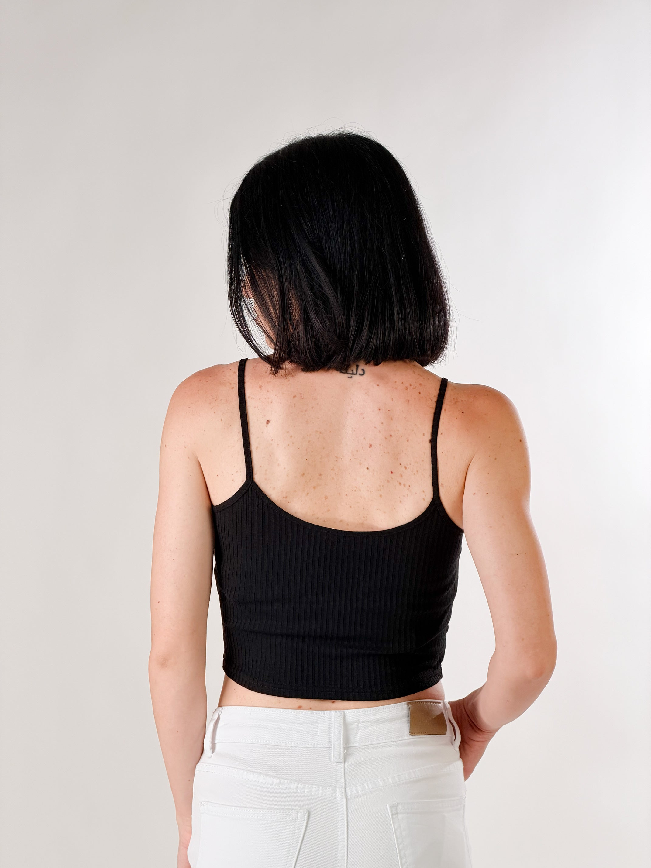 Top crop Maggie|Colore:Nero