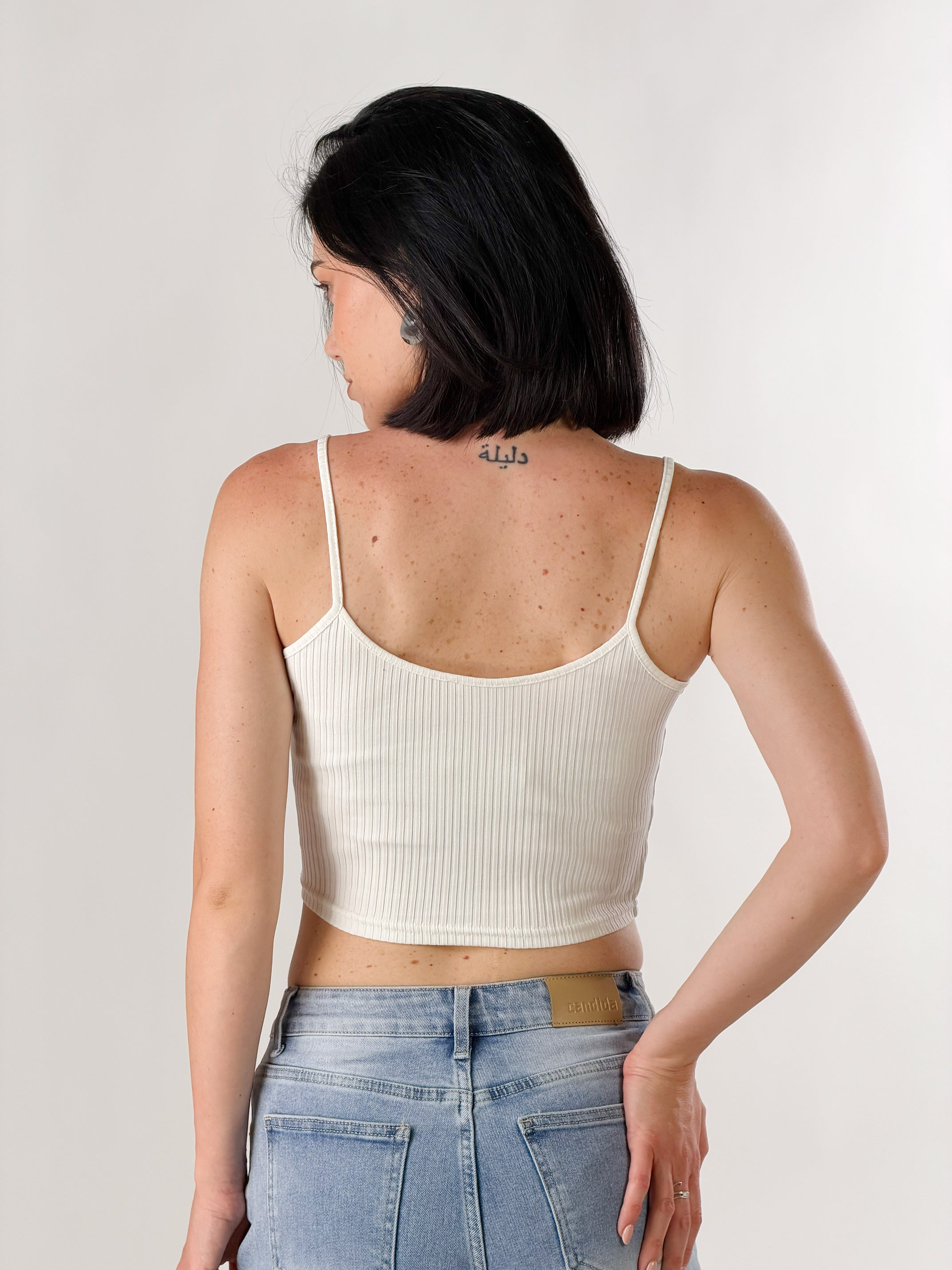 Top Cherry|Colore:Bianco latte