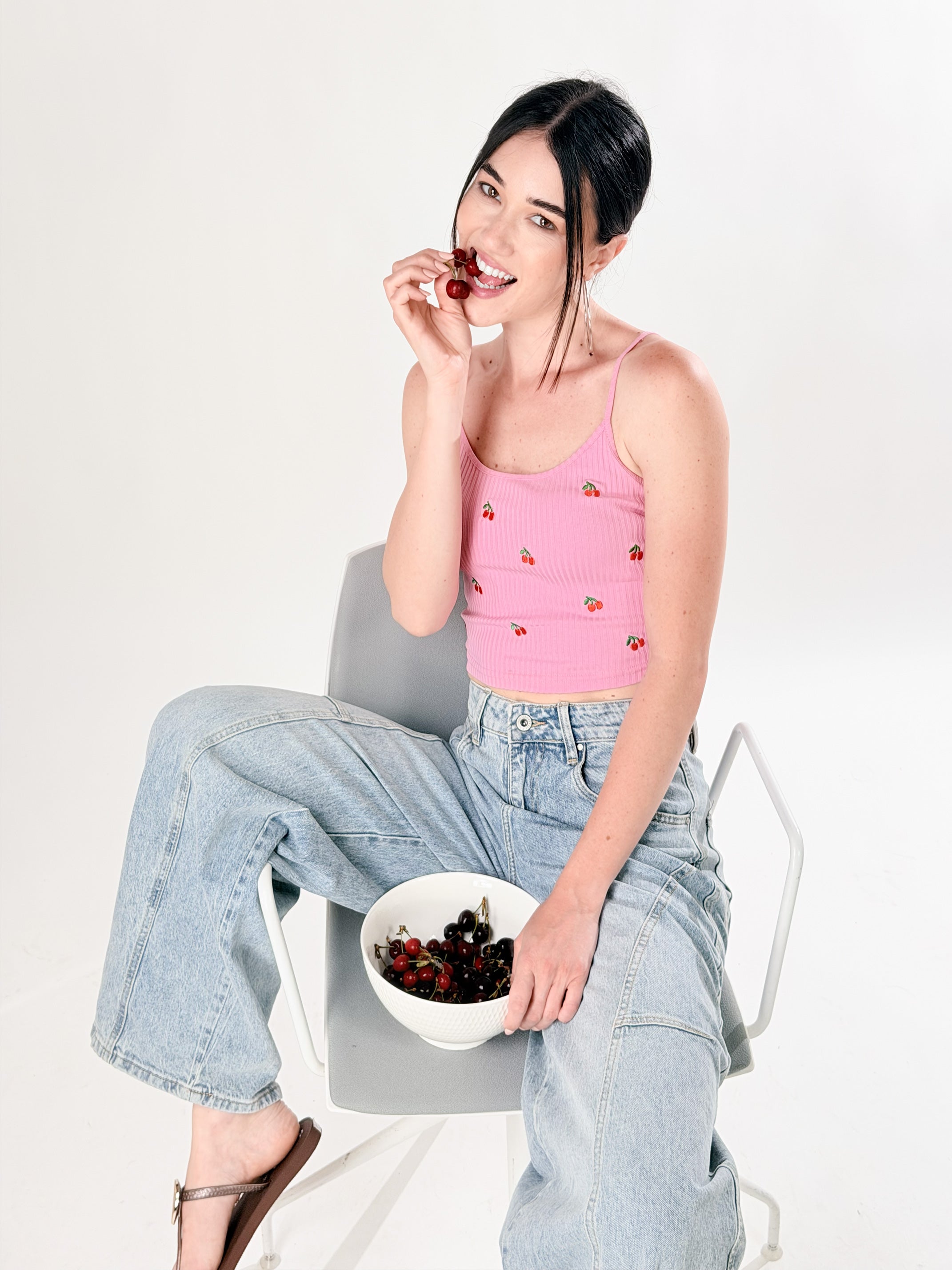 Top Cherry|Colore:Rosa