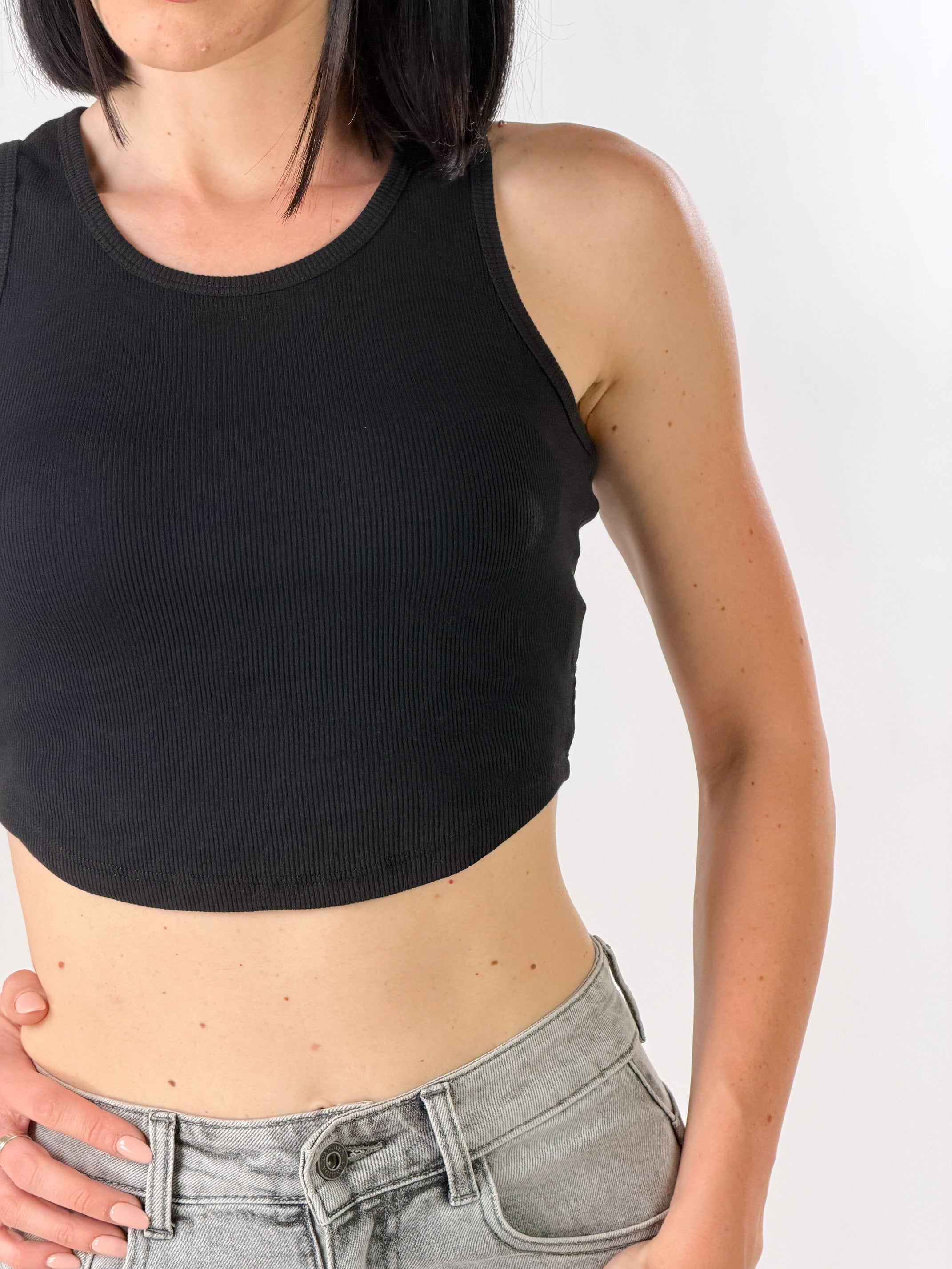 Top Vogatore|Colore:Nero
