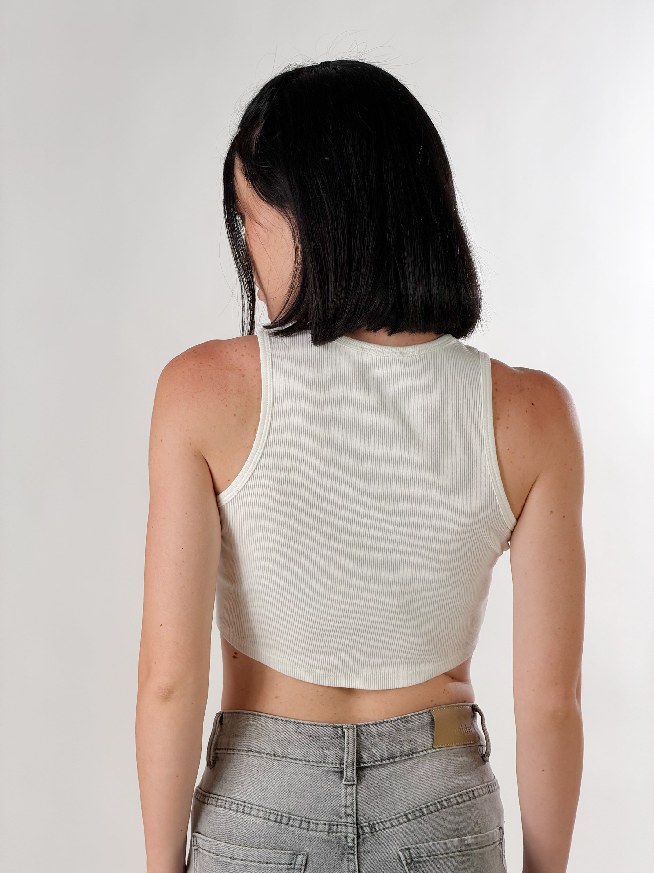 Top Vogatore|Colore:Bianco latte