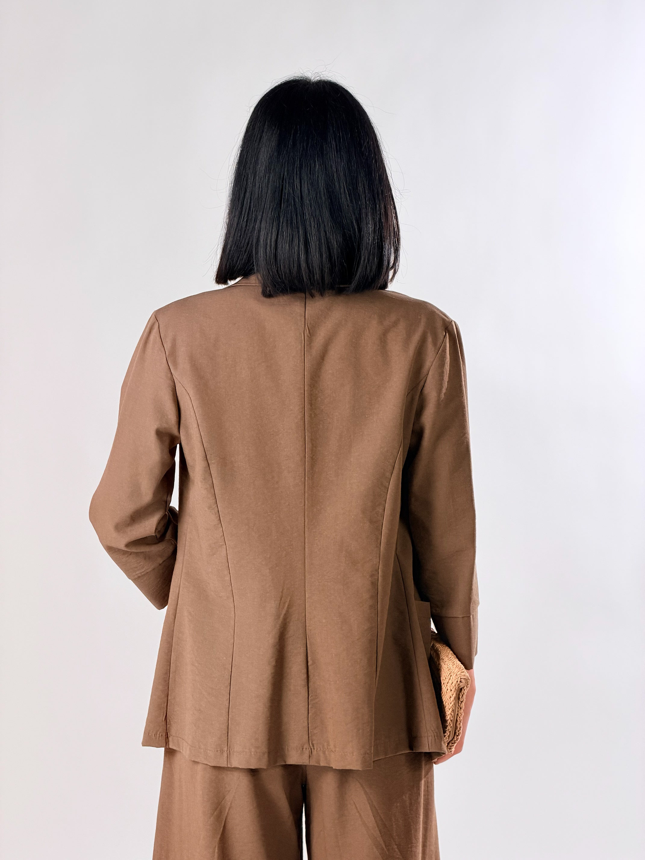 Blazer mono petto |Colore:Nocciola