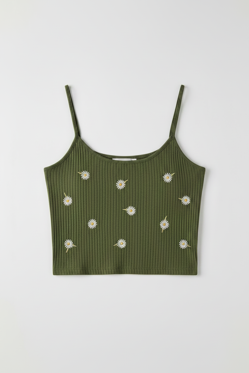 Top crop Maggie|Colore:Salvia