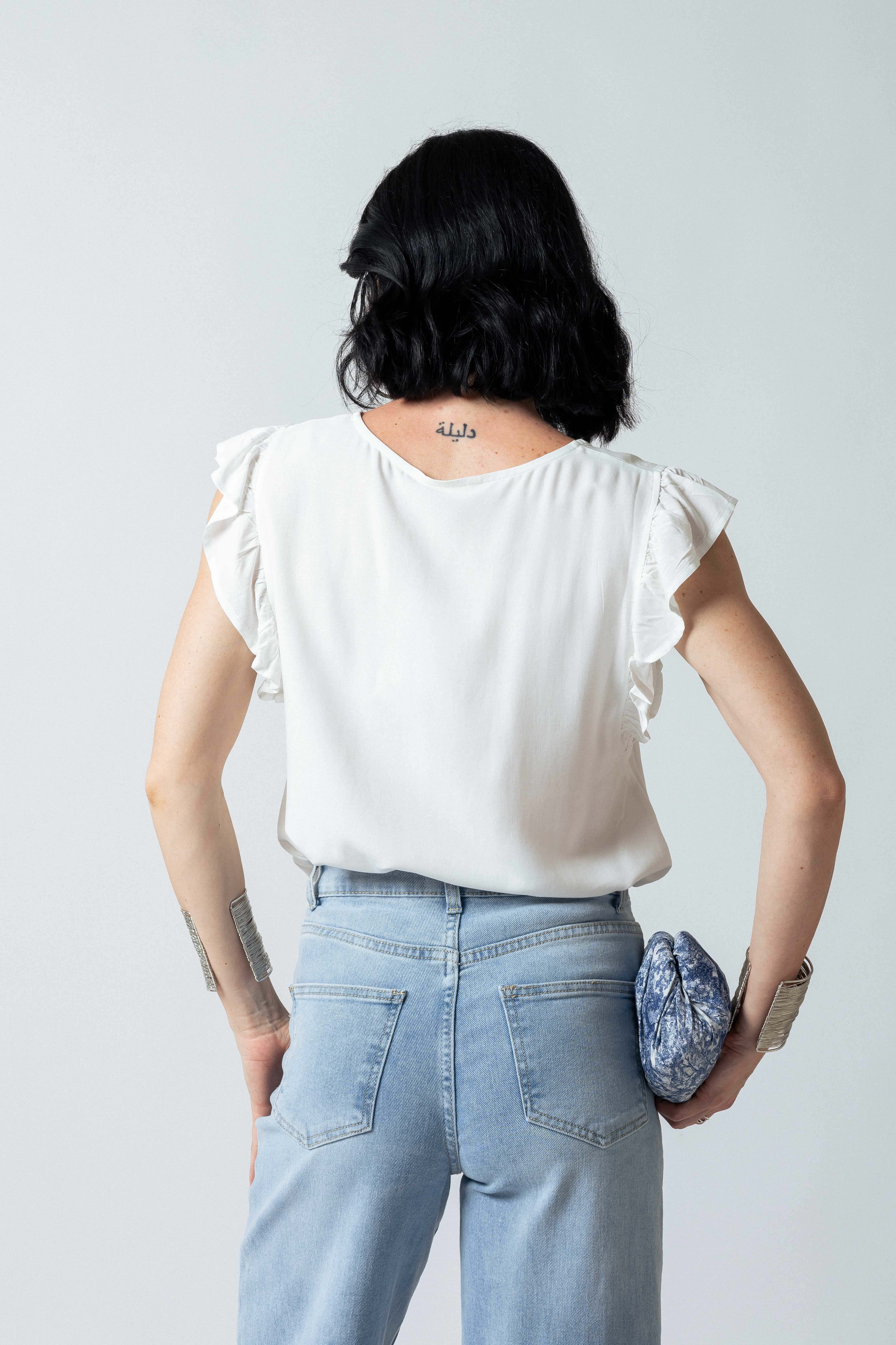 Maglia giromanica |Colore:Latte