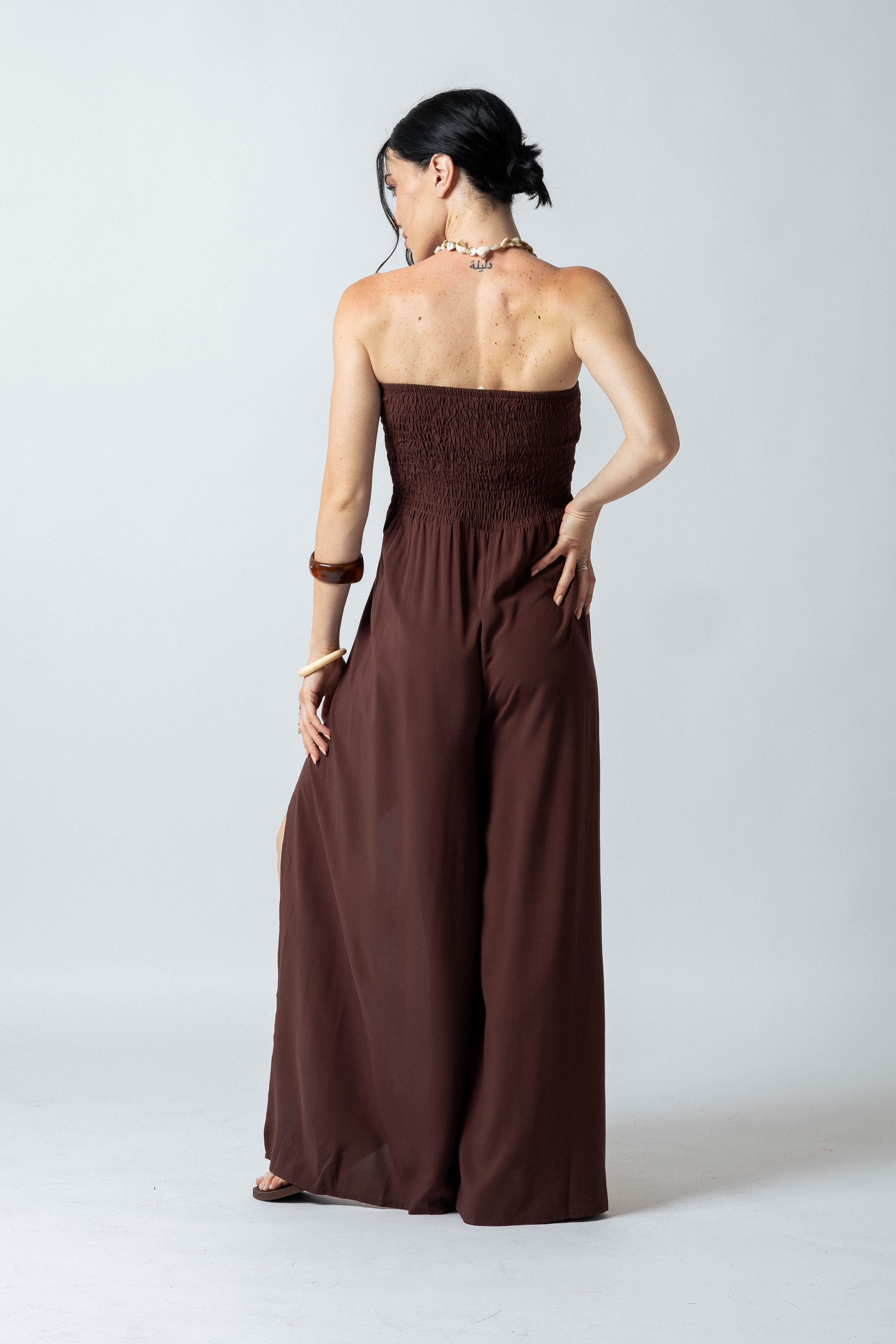 Maxi tuta positano|Colore:Tabacco