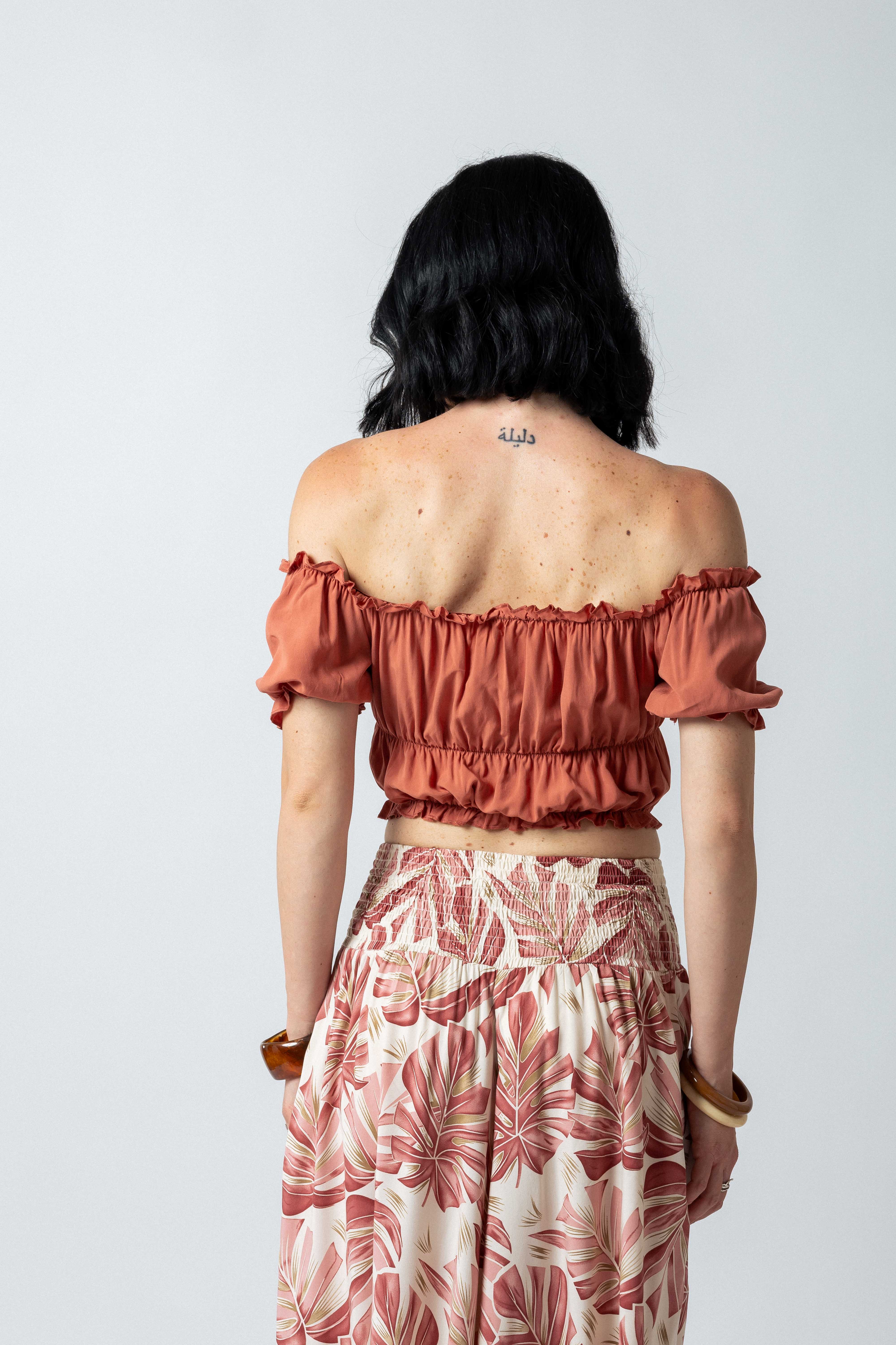 Top Bohémien |Colore:Ruggine