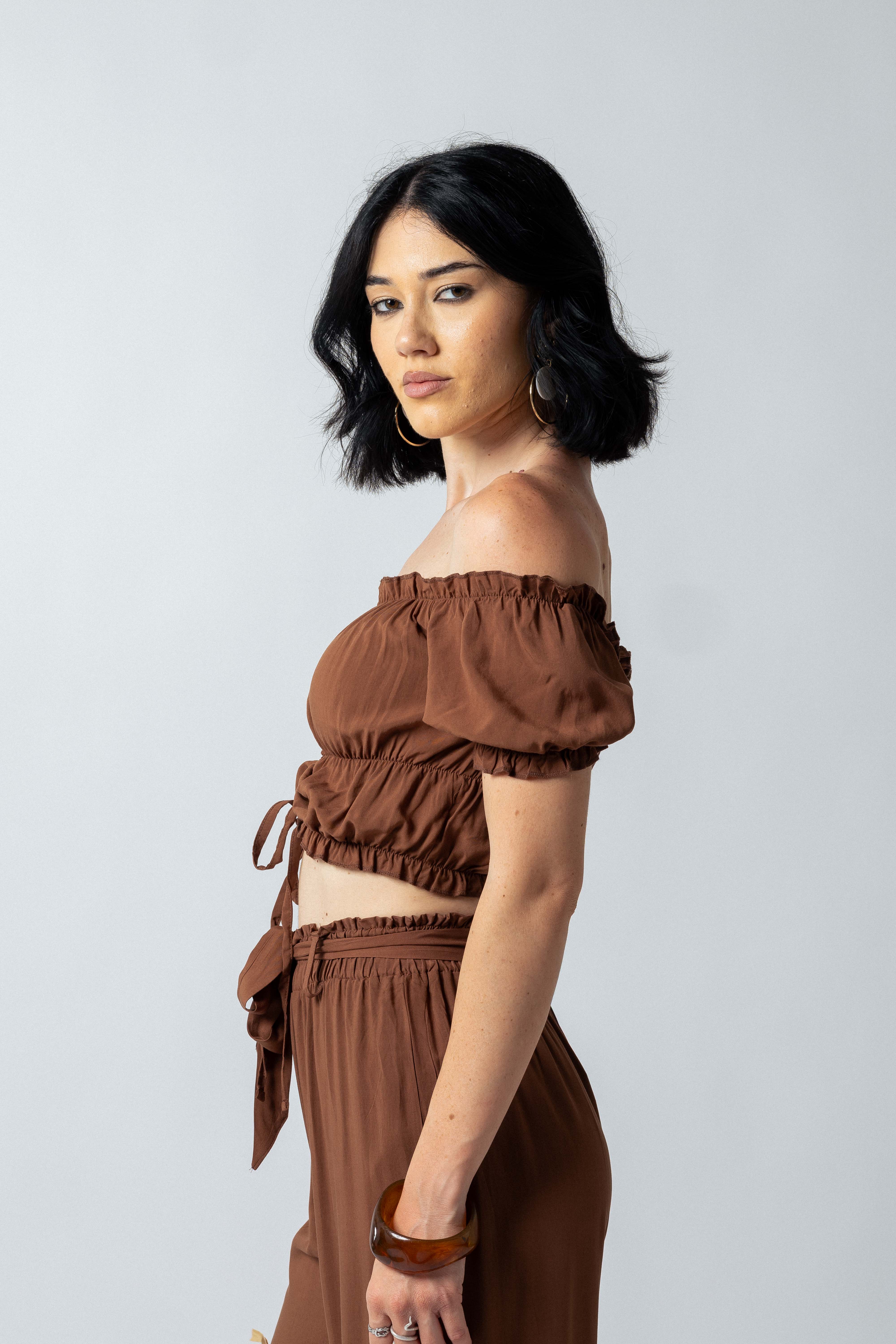 Top Bohémien |Colore:Nocciola