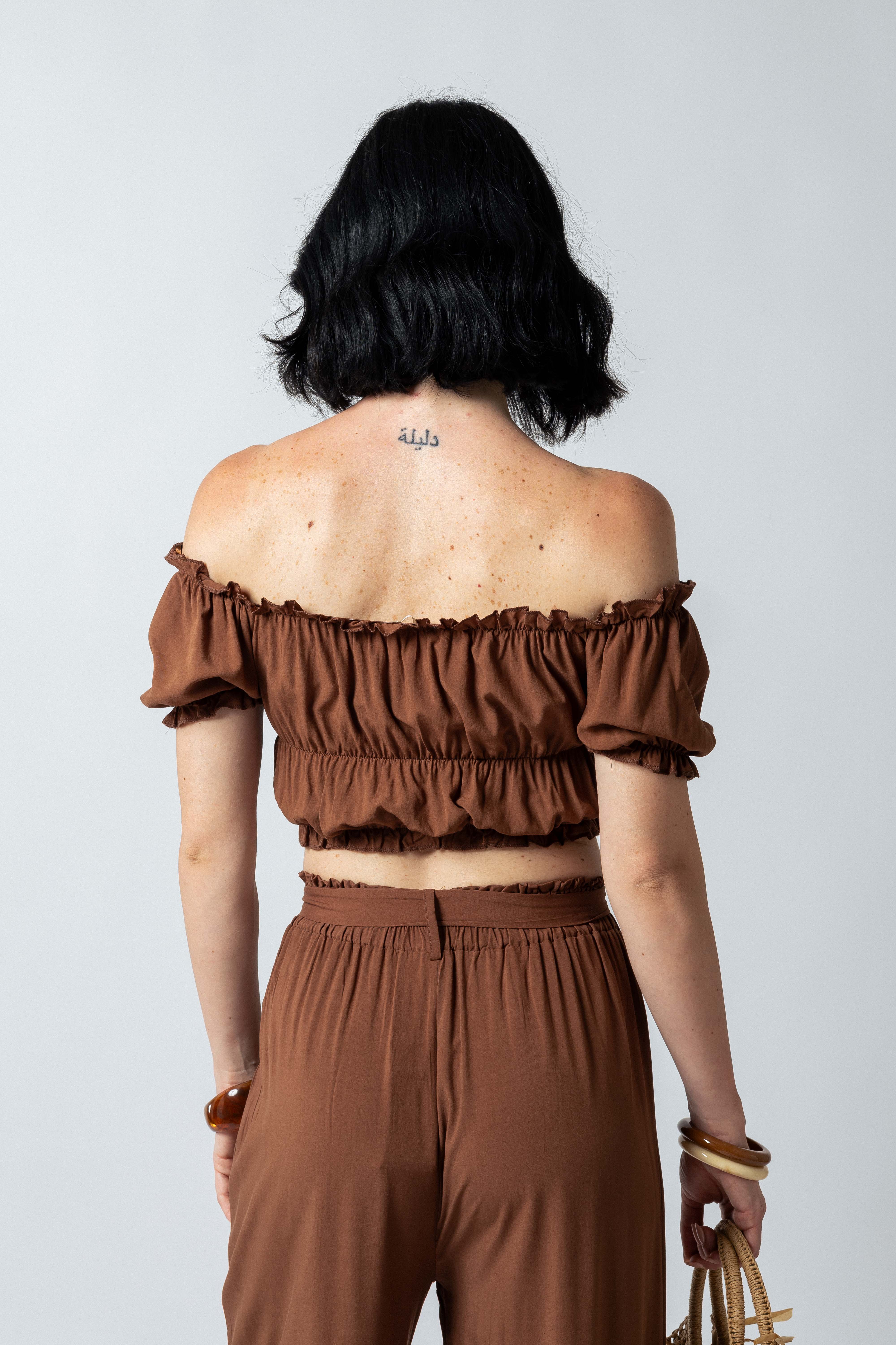 Top Bohémien |Colore:Nocciola