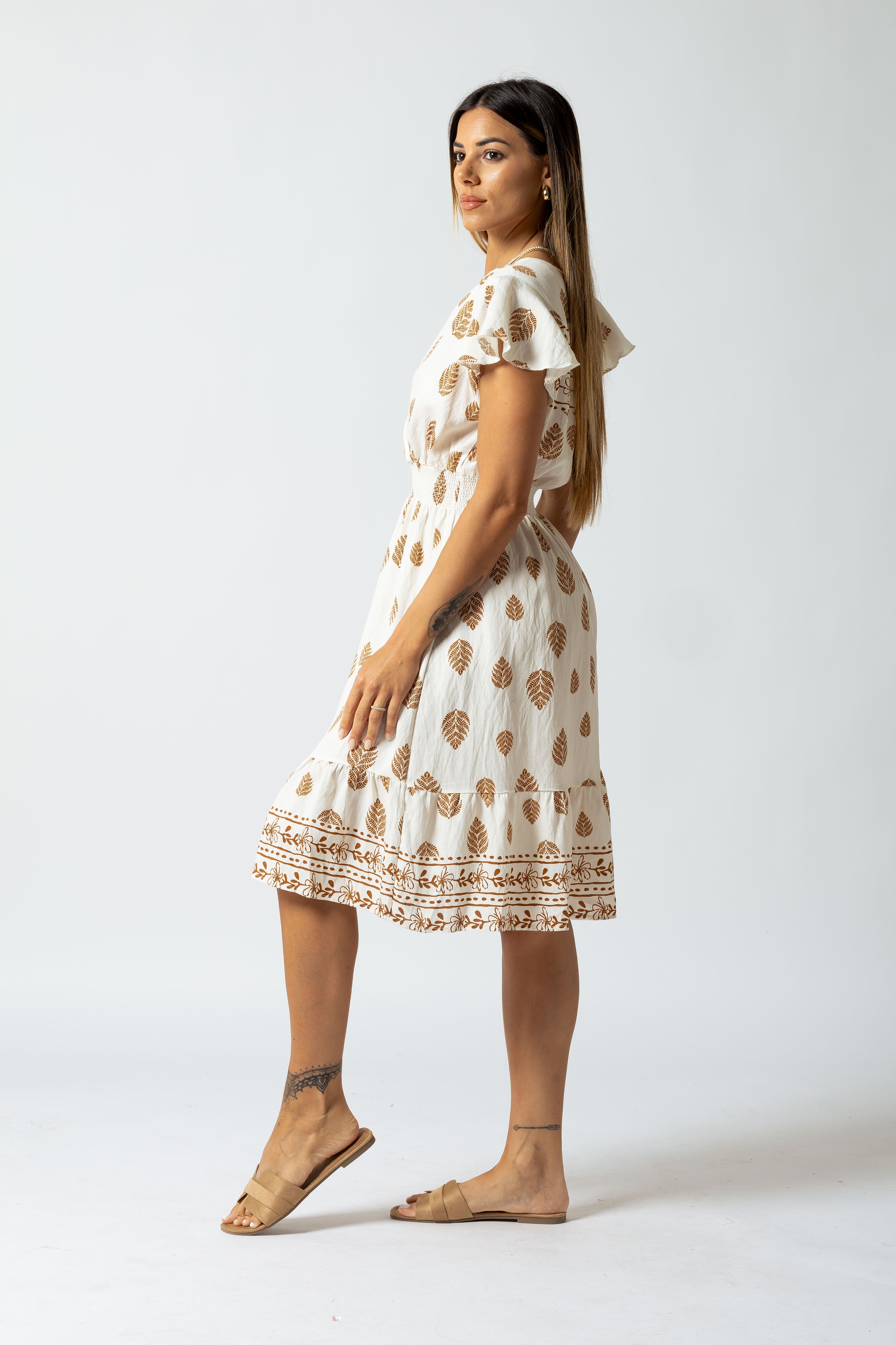 Abito Mikonos|Colore:Marrone