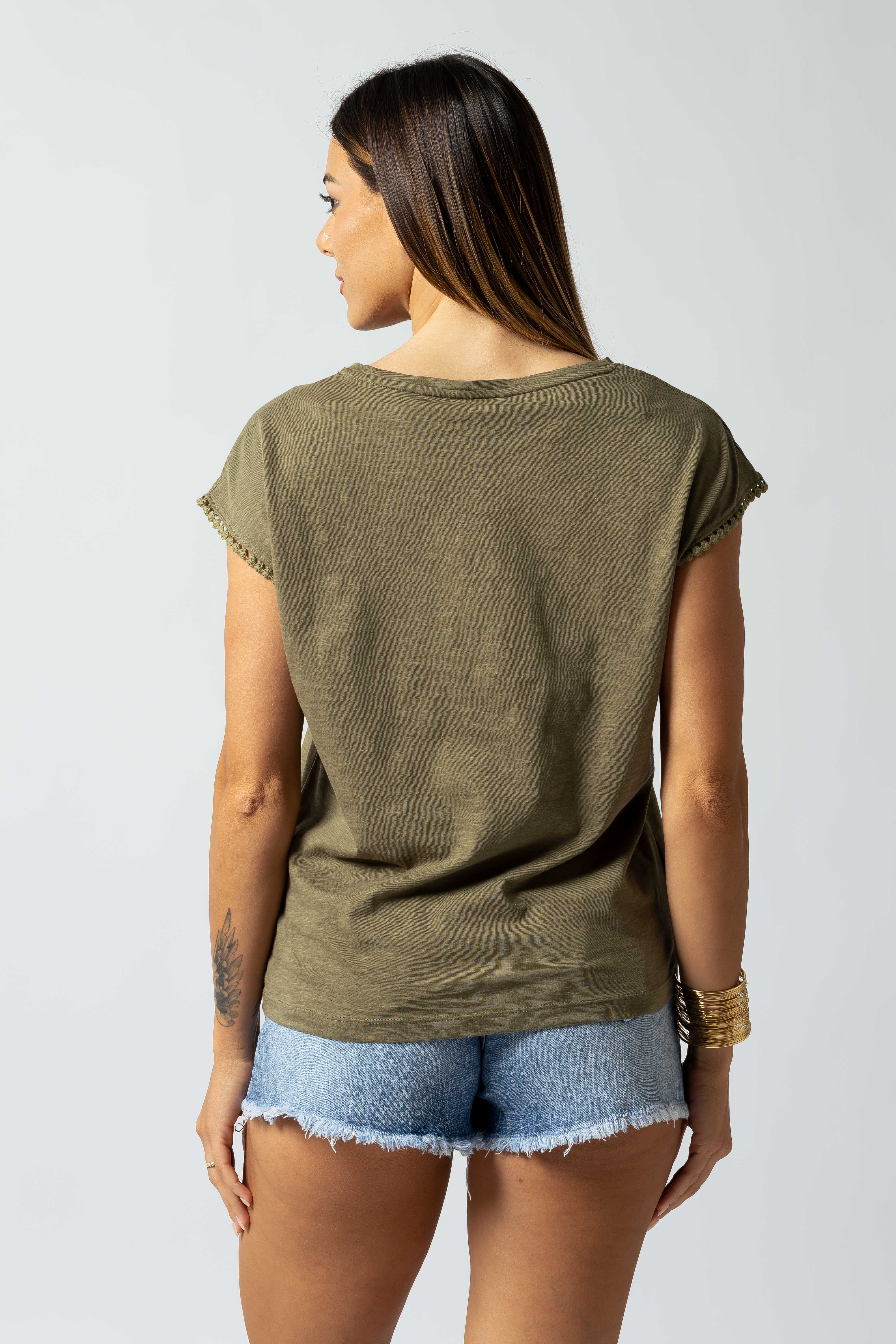 T-Shirt Skiline New York|Colore:Salvia