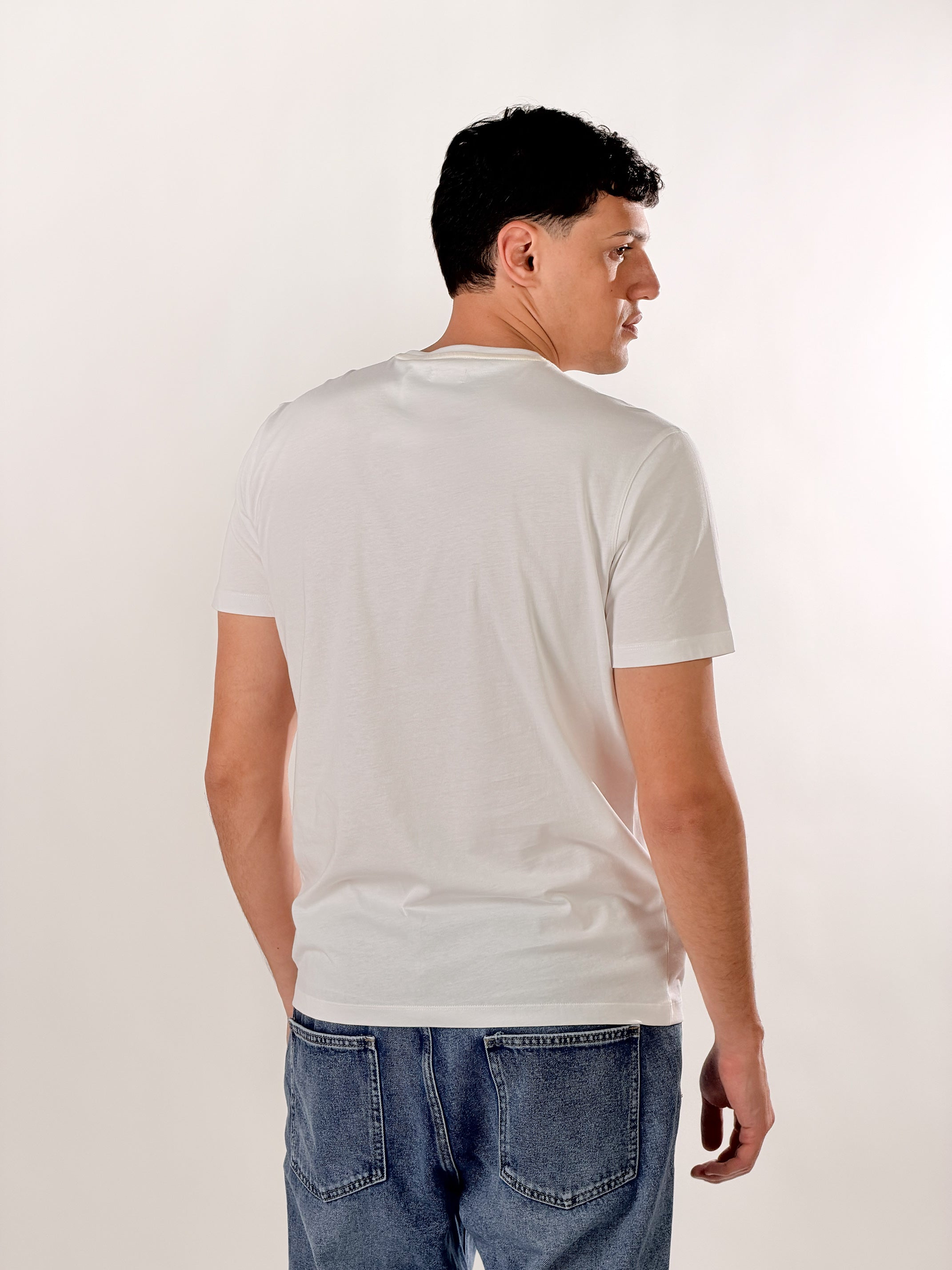 T_shirt summer miami base fit|Colore:Bianco