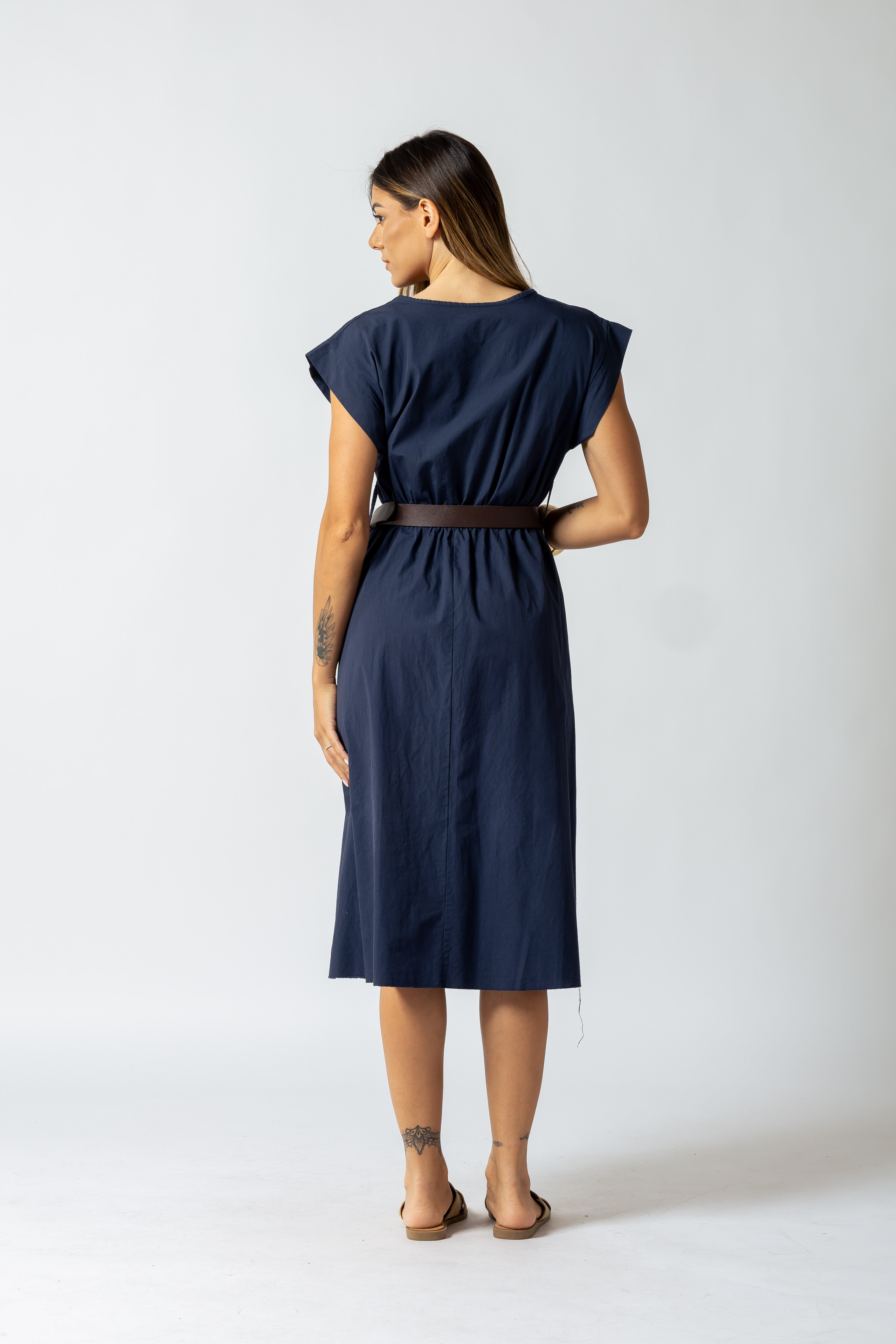 Abito midi Tiffany|Colore:Blu