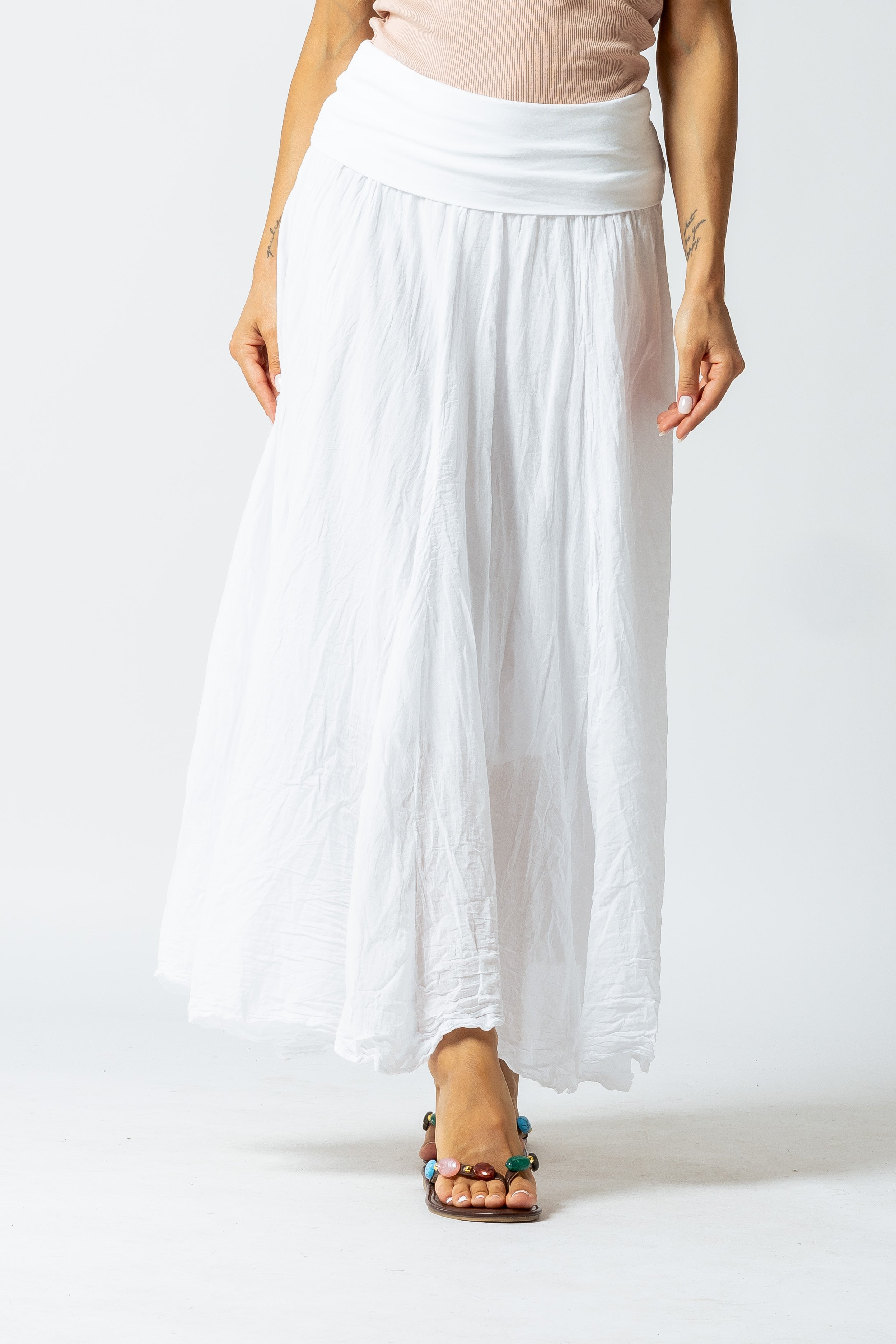 Gonna Gipsy|Colore:Bianco