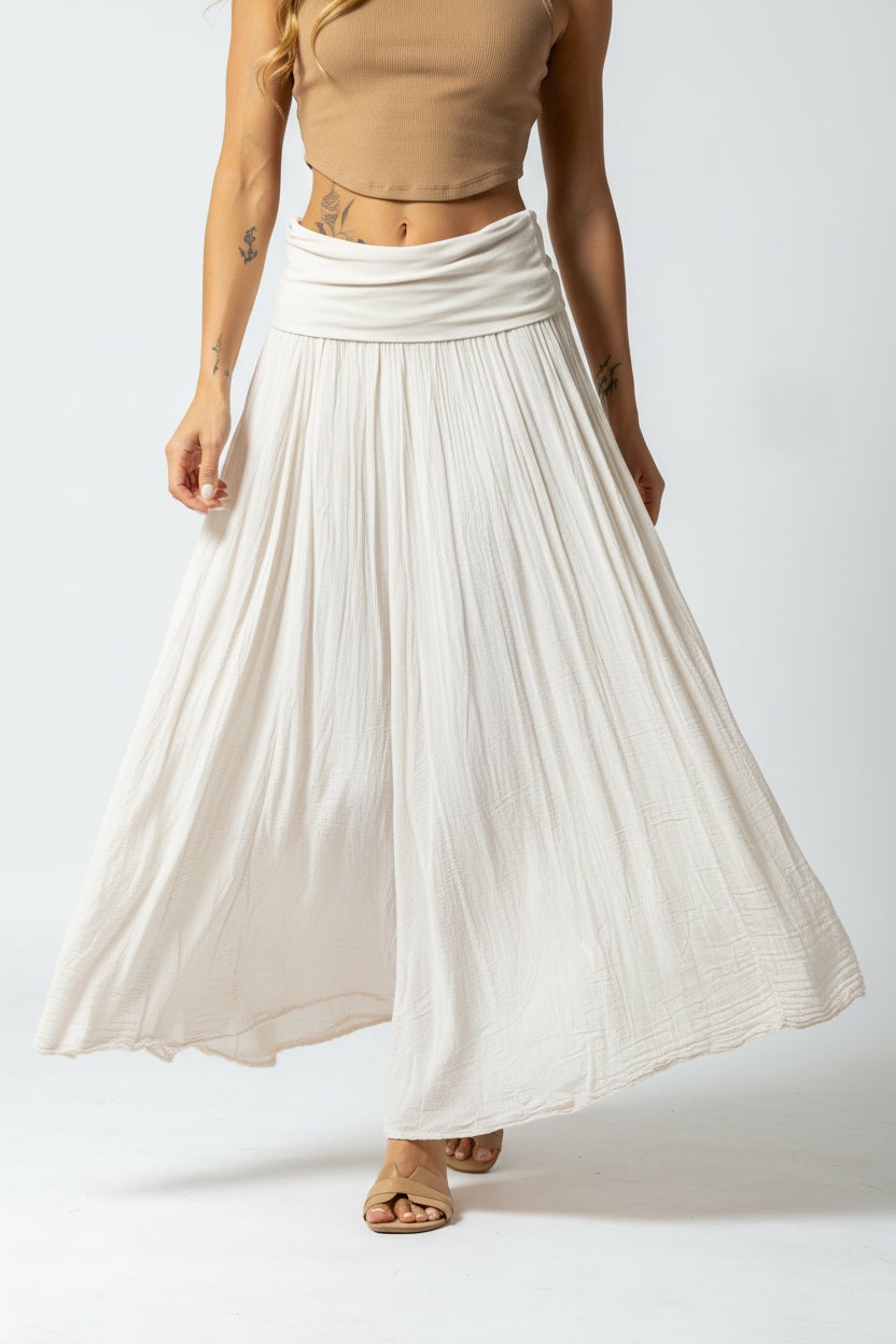 Gonna Gipsy|Colore:Beige