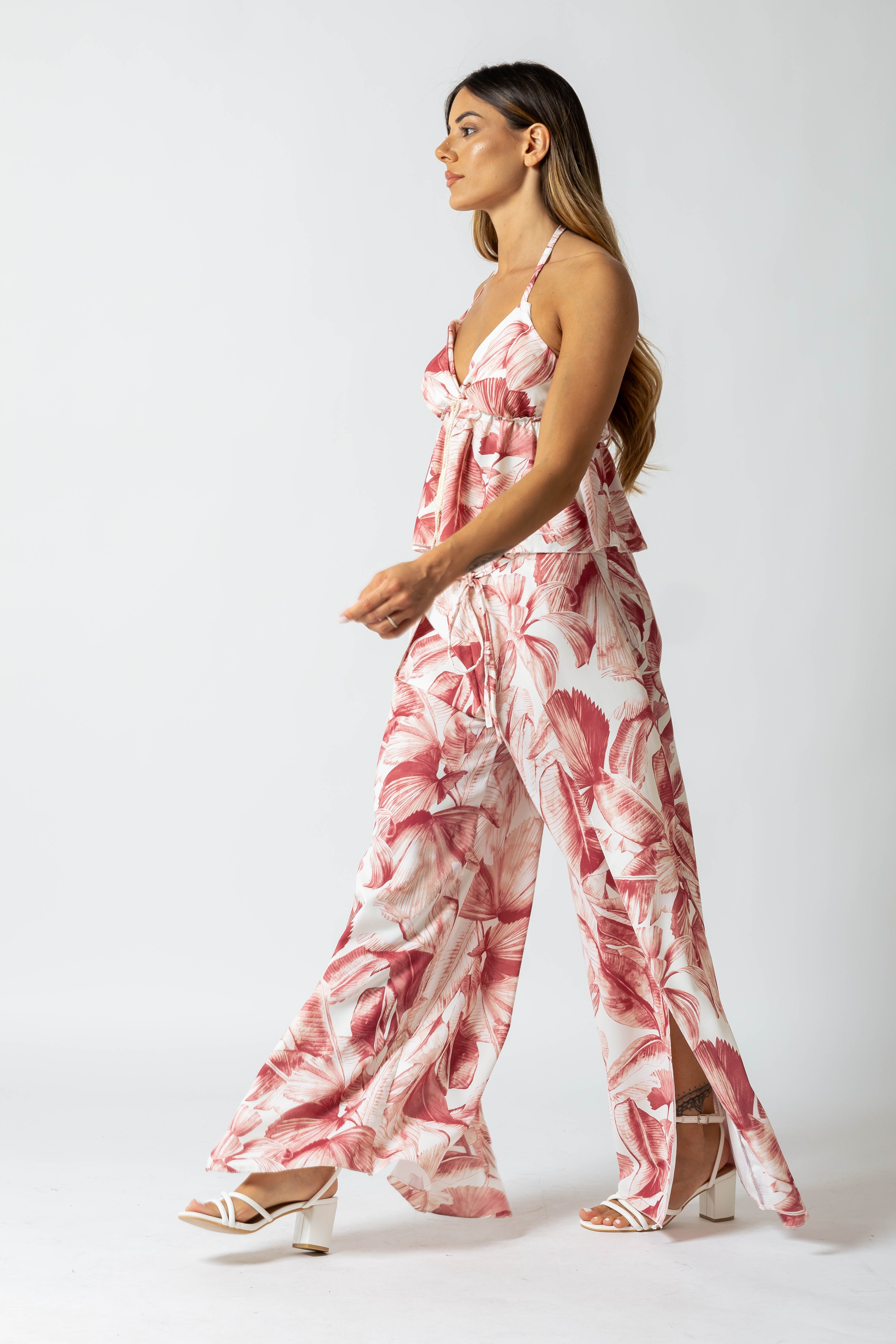 Pantalone pareo a portafoglio|Colore:Rosa