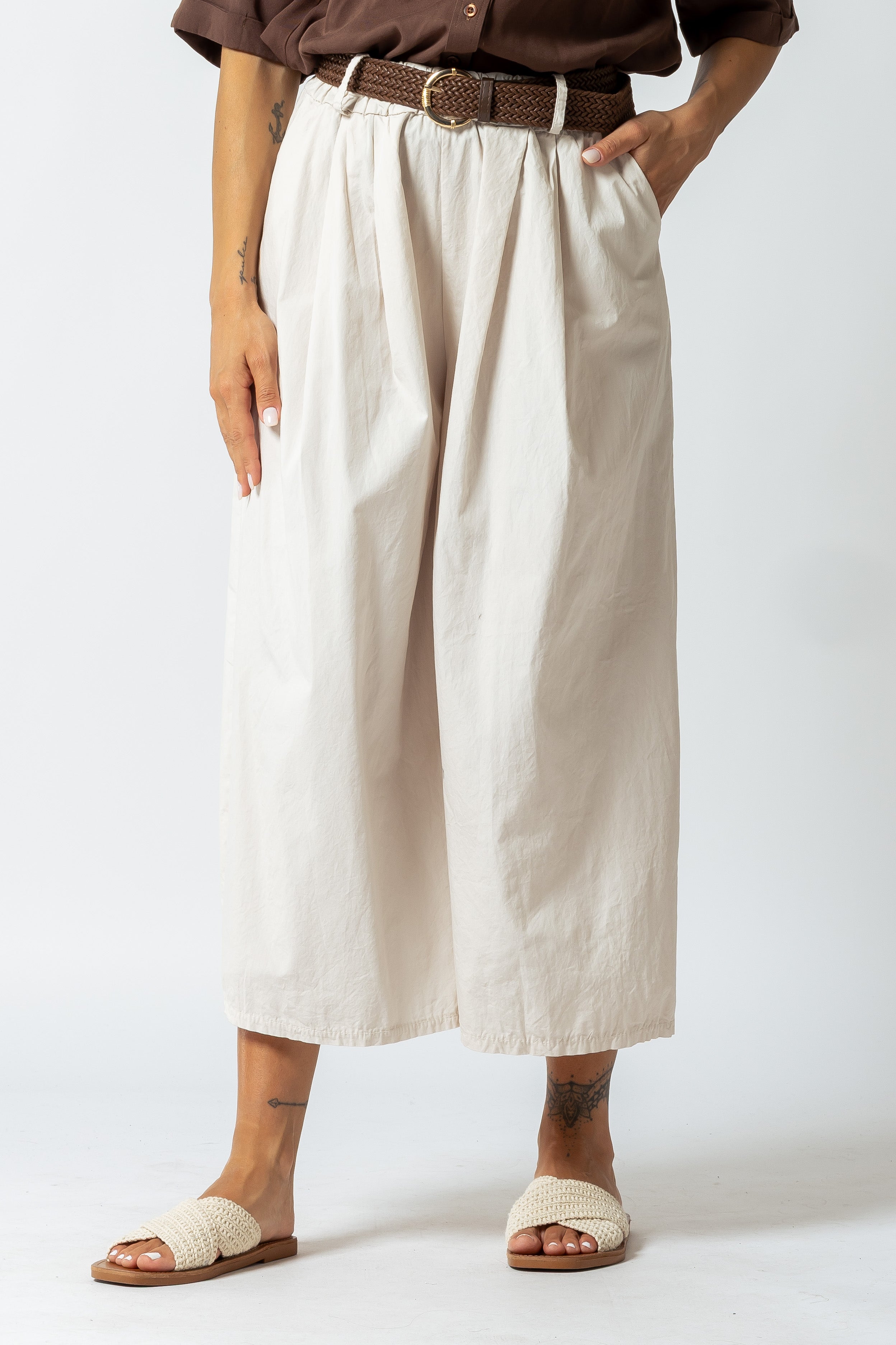 Pantalone culotte|Colore:Beige