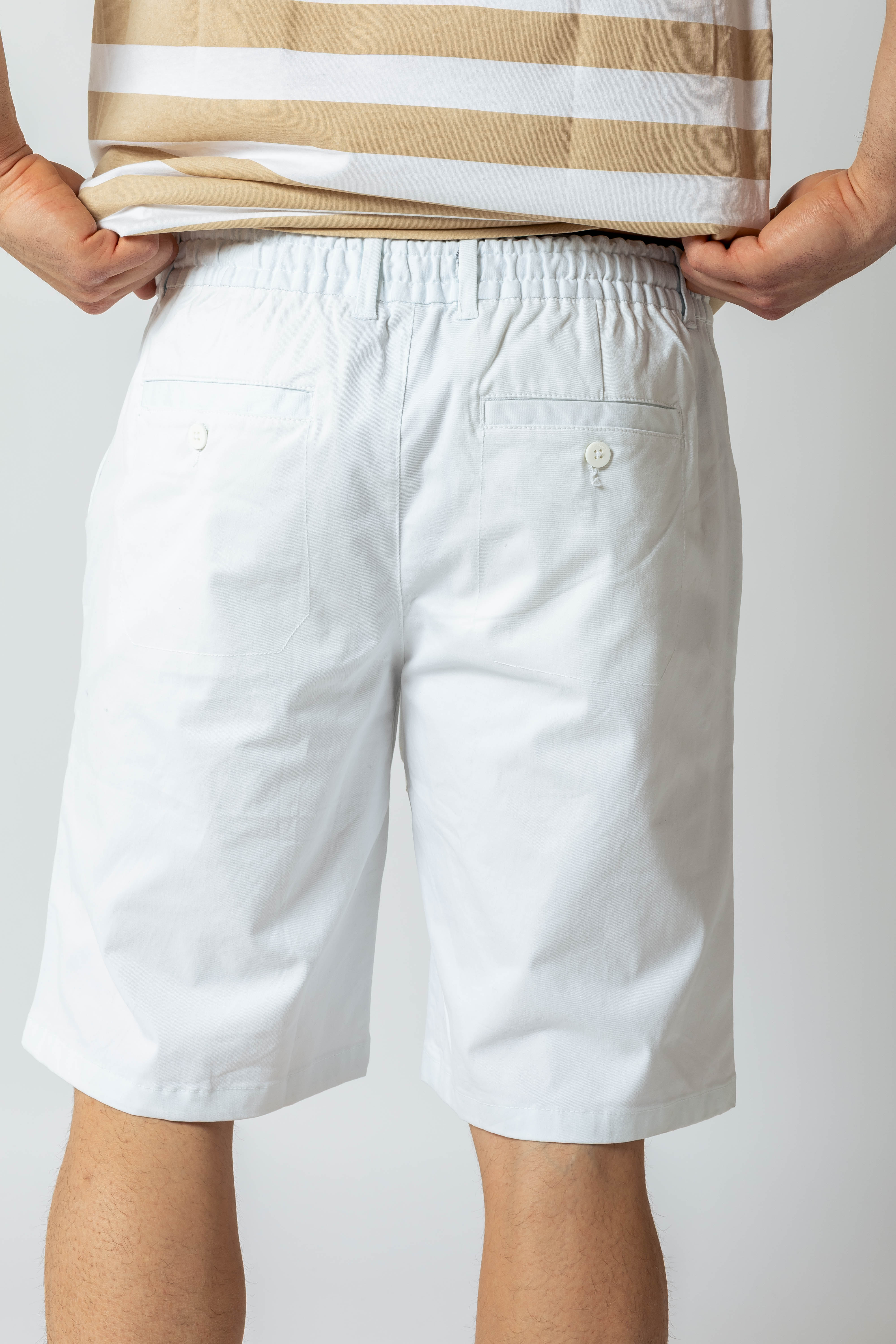 Bermuda regular fit|Colore:Bianco