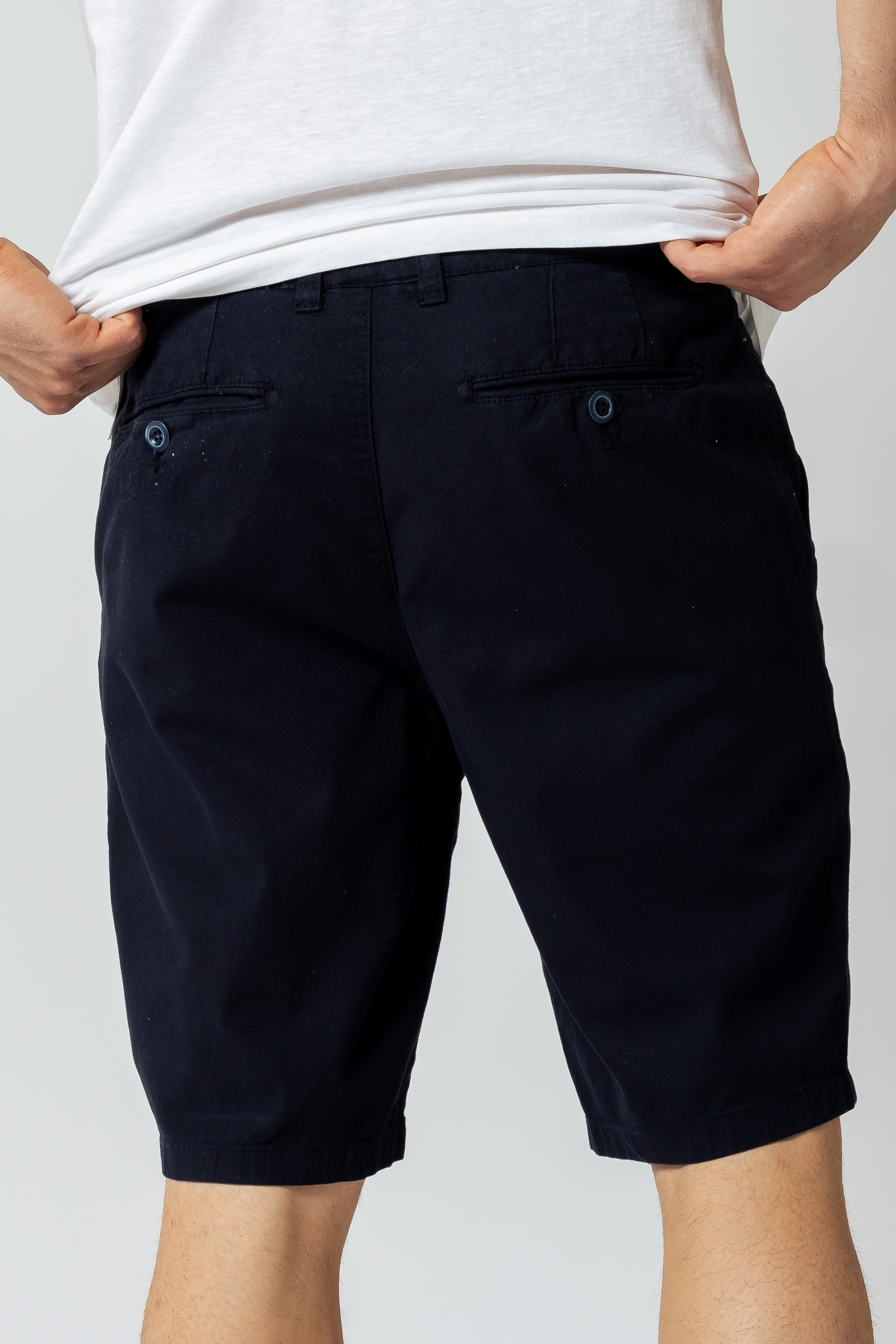 Bermuda con trama |Colore:Blu