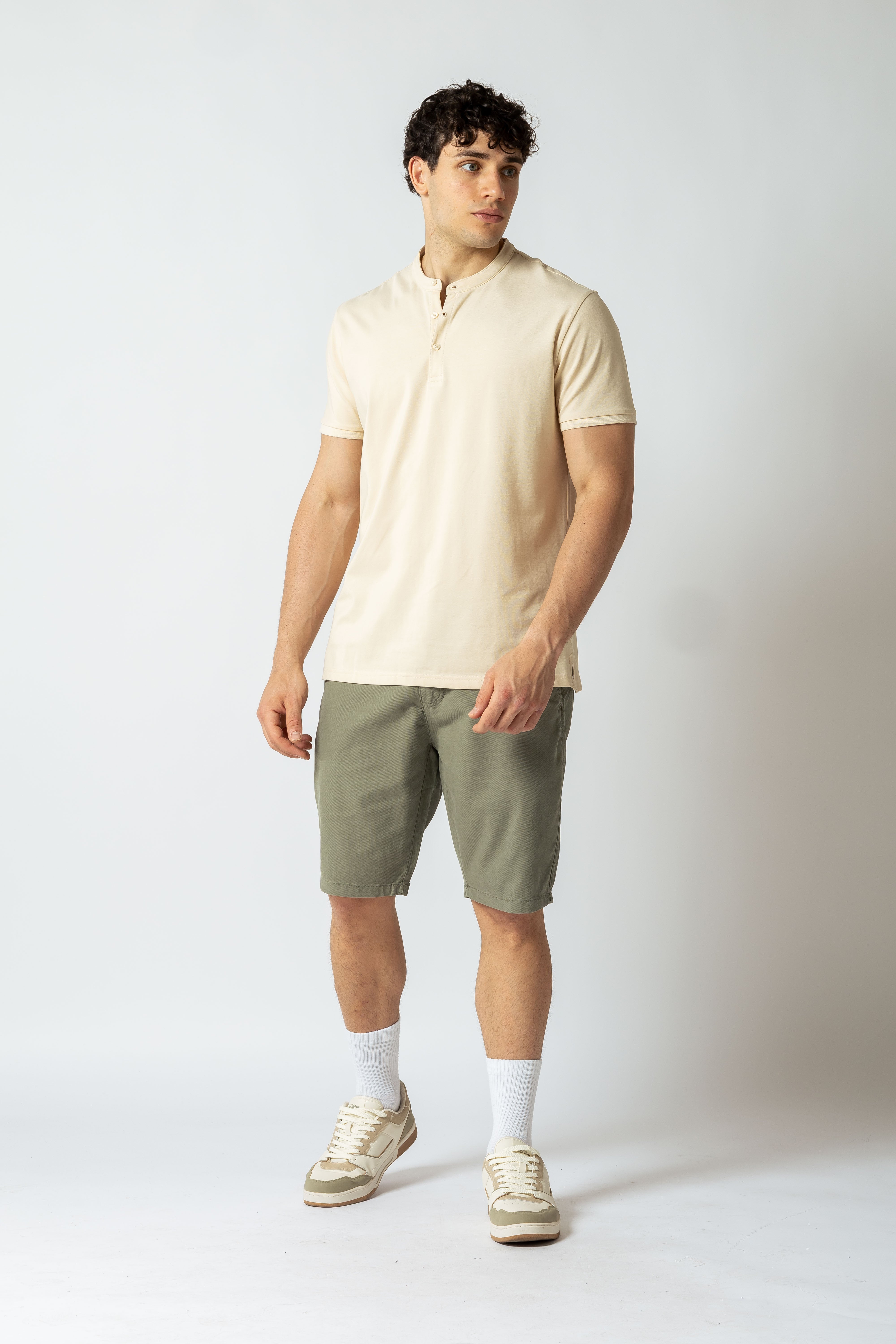 Bermuda con trama |Colore:Verde
