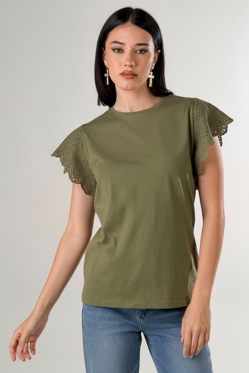 T-Shirt Portovenere|Colore:Salvia
