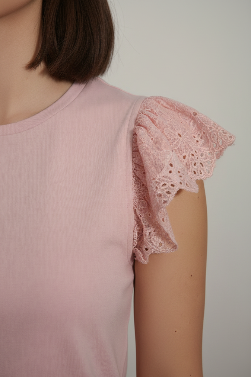 T-Shirt Costa azzurra|Colore:Rosa chiaro