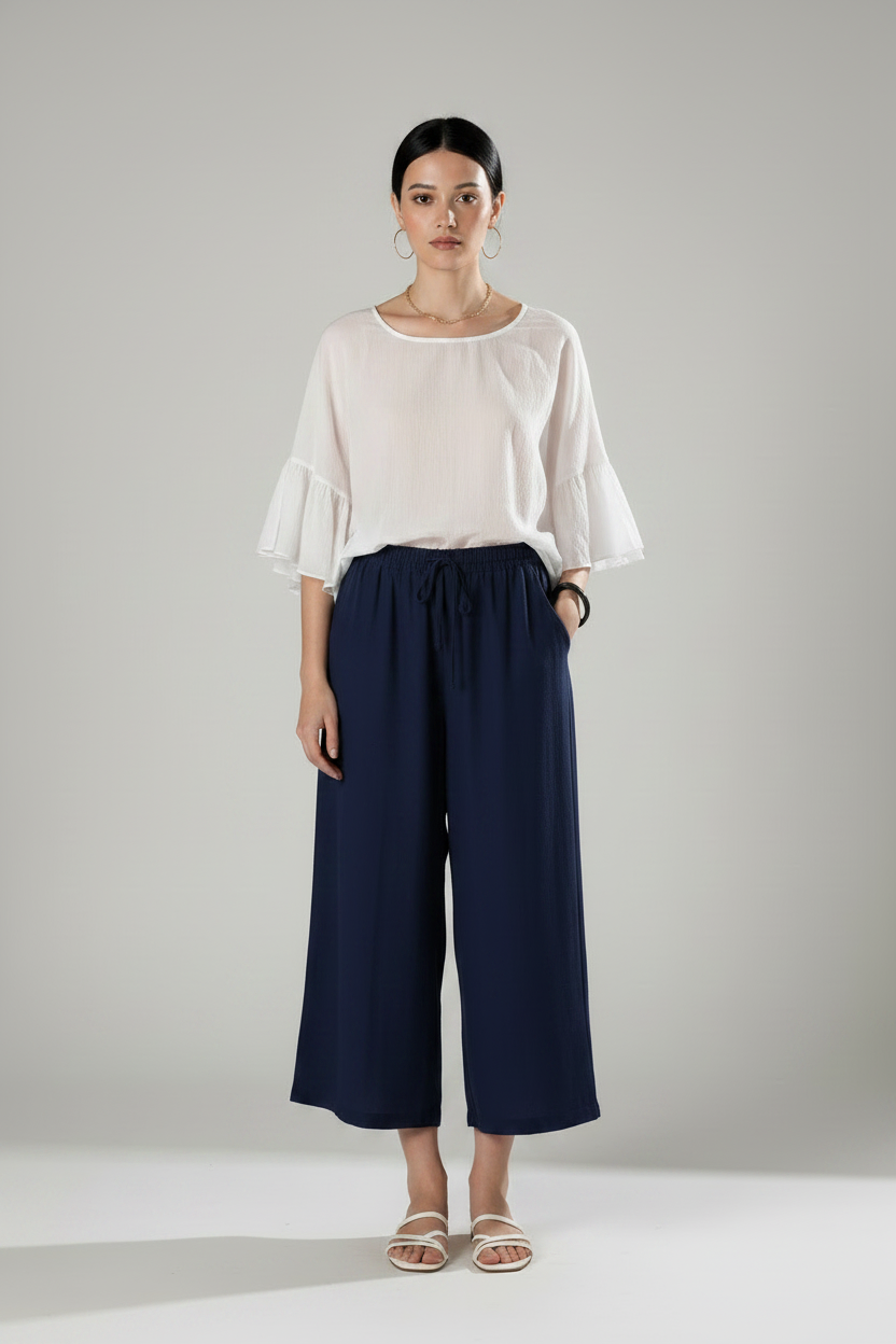 Pantalaccio Culotte|Colore:Blu