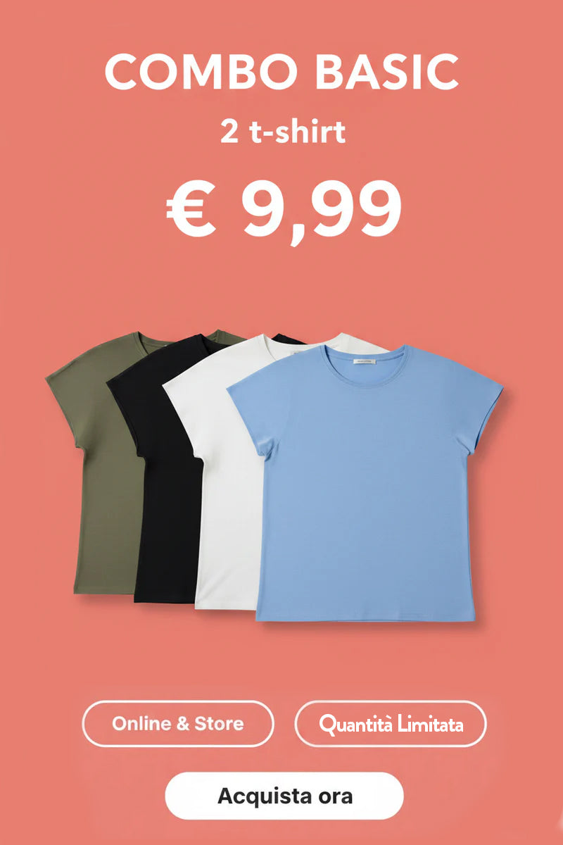T-Shirt cotone |Colore:Bianco latte