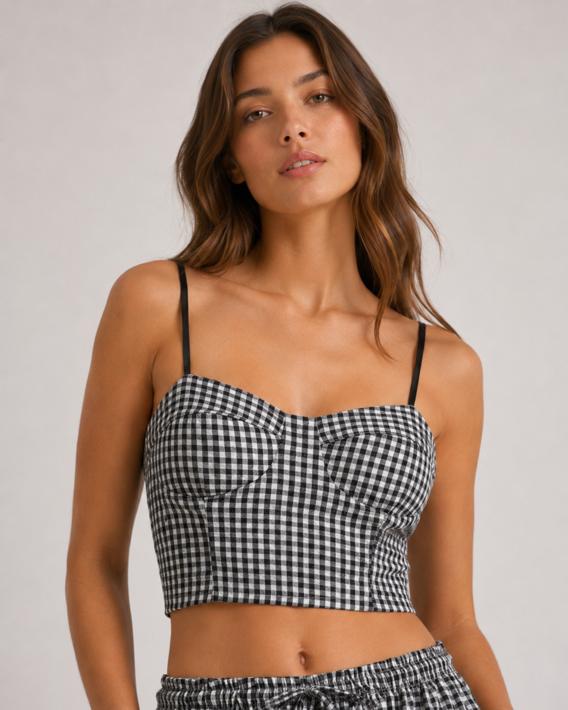 Coordinato  Vichy|Colore:Nero