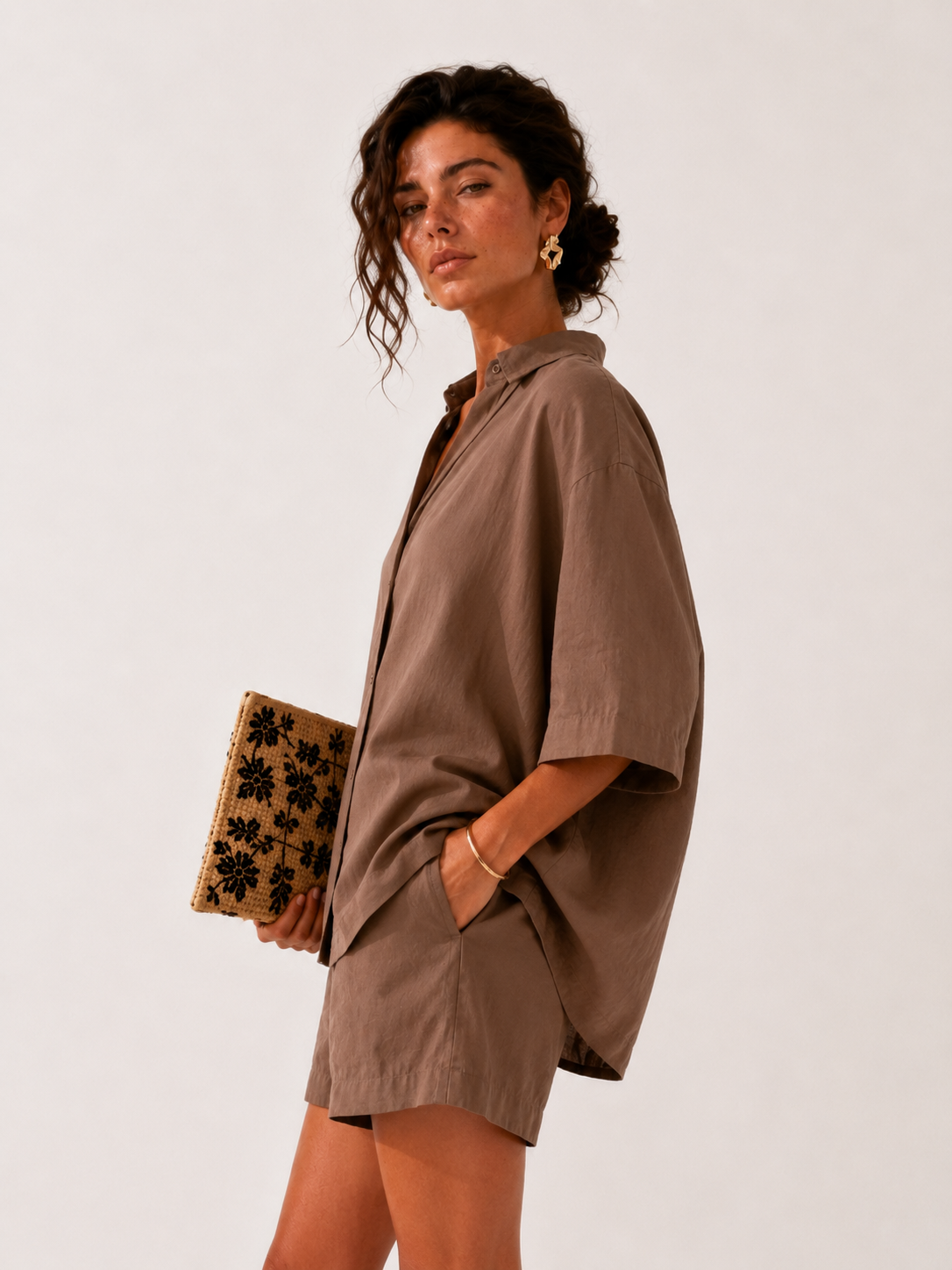 Camicia Lay|Colore:Marrone