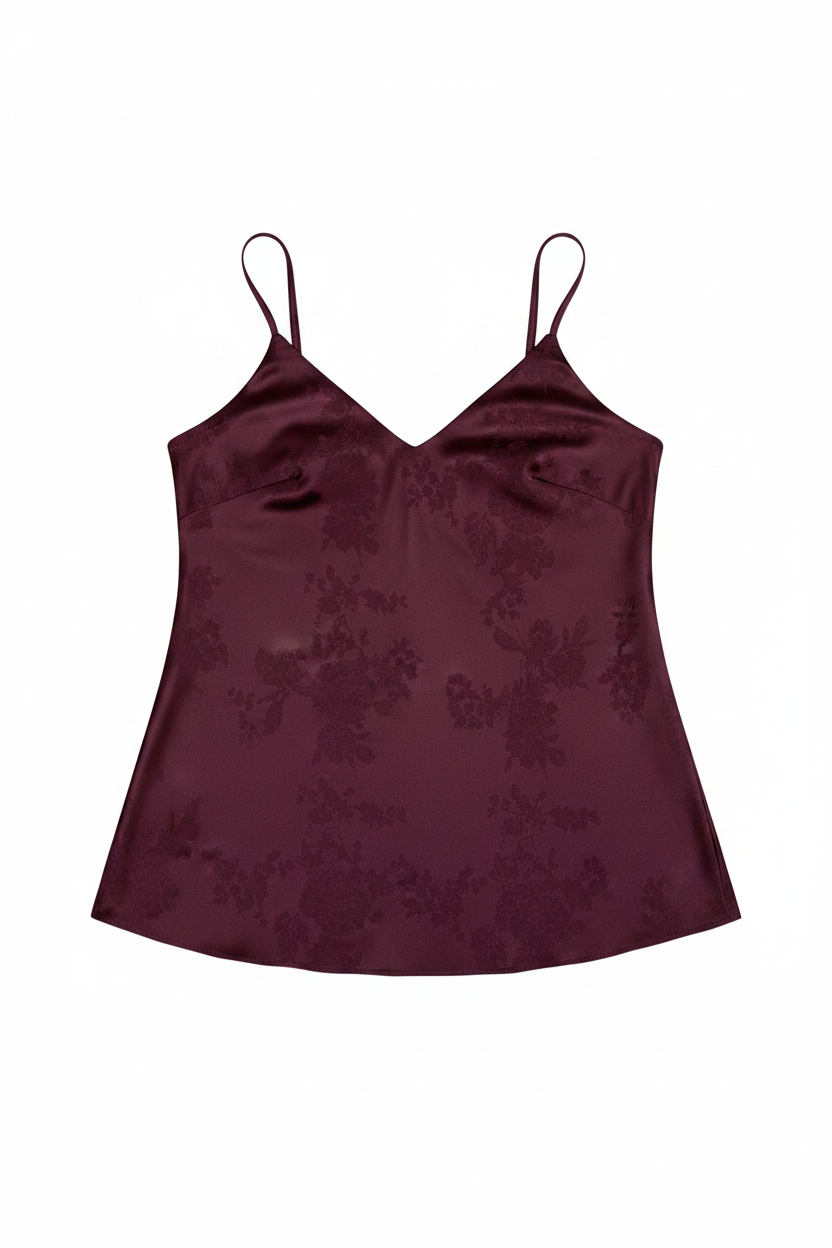 Canotta damascata|Colore:Bordeaux