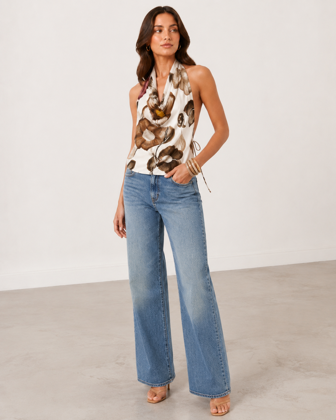 Top Halter |Colore:Beige