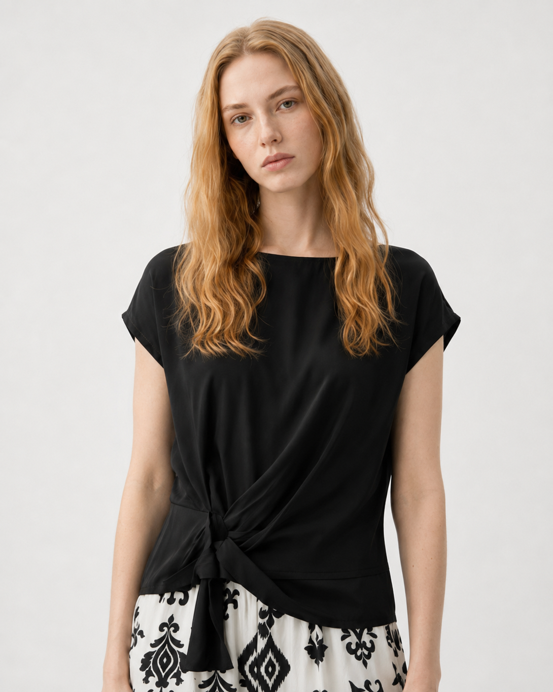 Camicia nodo fusciacca |Colore:Nero