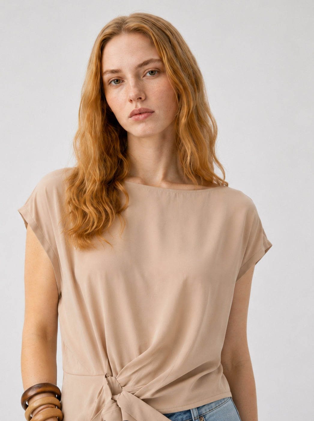 Camicia nodo fusciacca |Colore:Fango