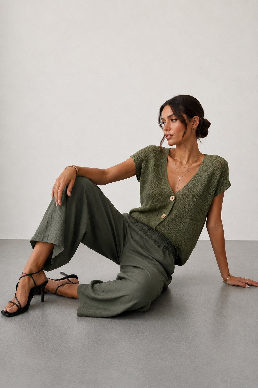 Pantalone Eggs|Colore:Militare
