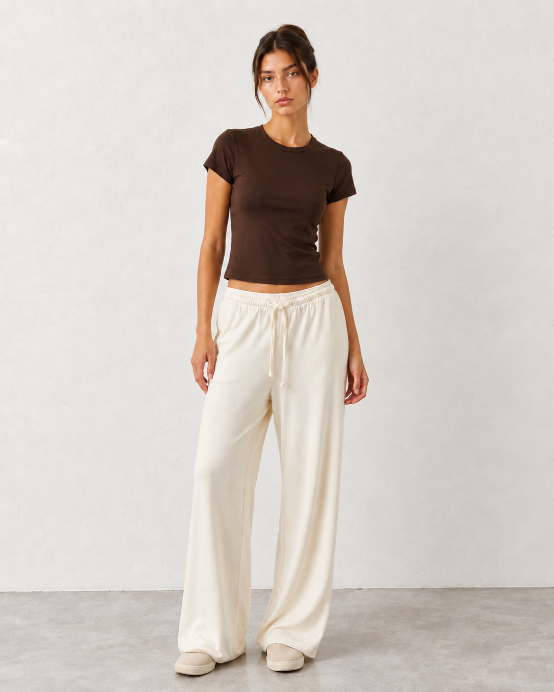 T-shirt World basic|Colore:Marrone