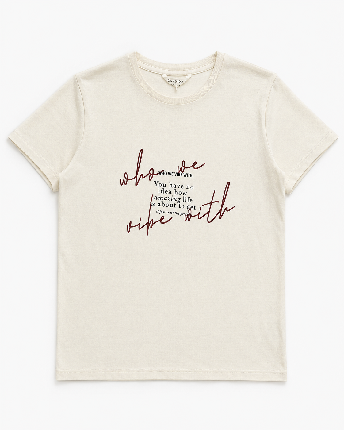 T-SHirt Print |Colore:Avorio