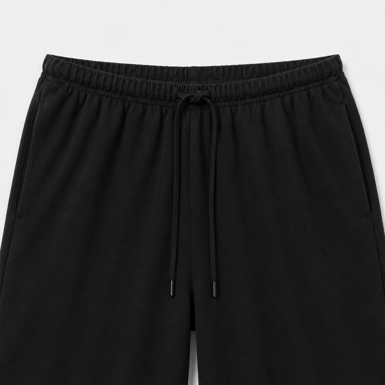Pantafelpa Wide Leg coulisse minimal|Colore:Nero
