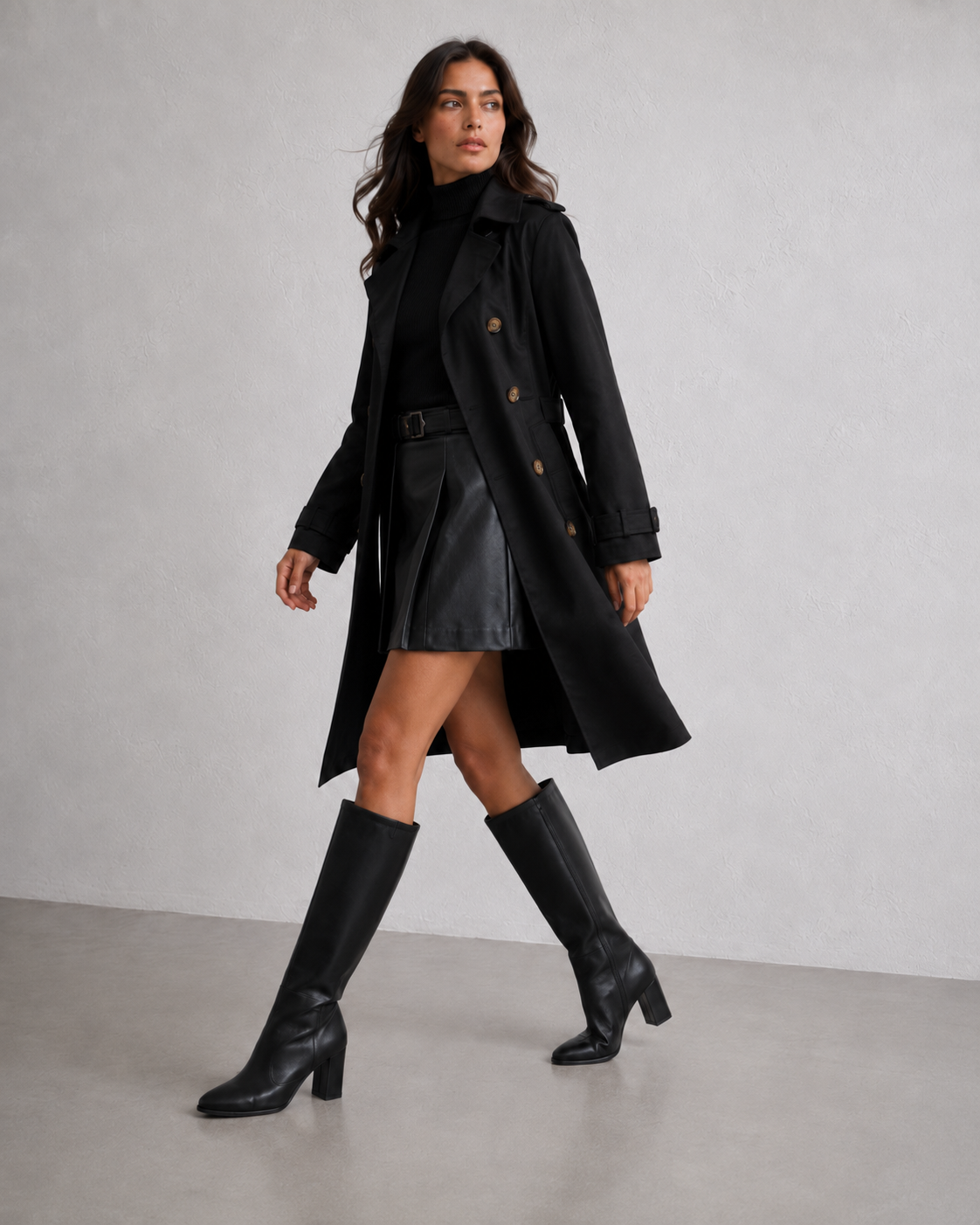 Trench Paris|Colore:Nero