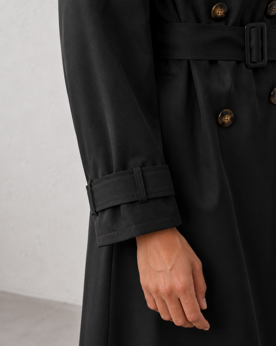 Trench Paris|Colore:Nero