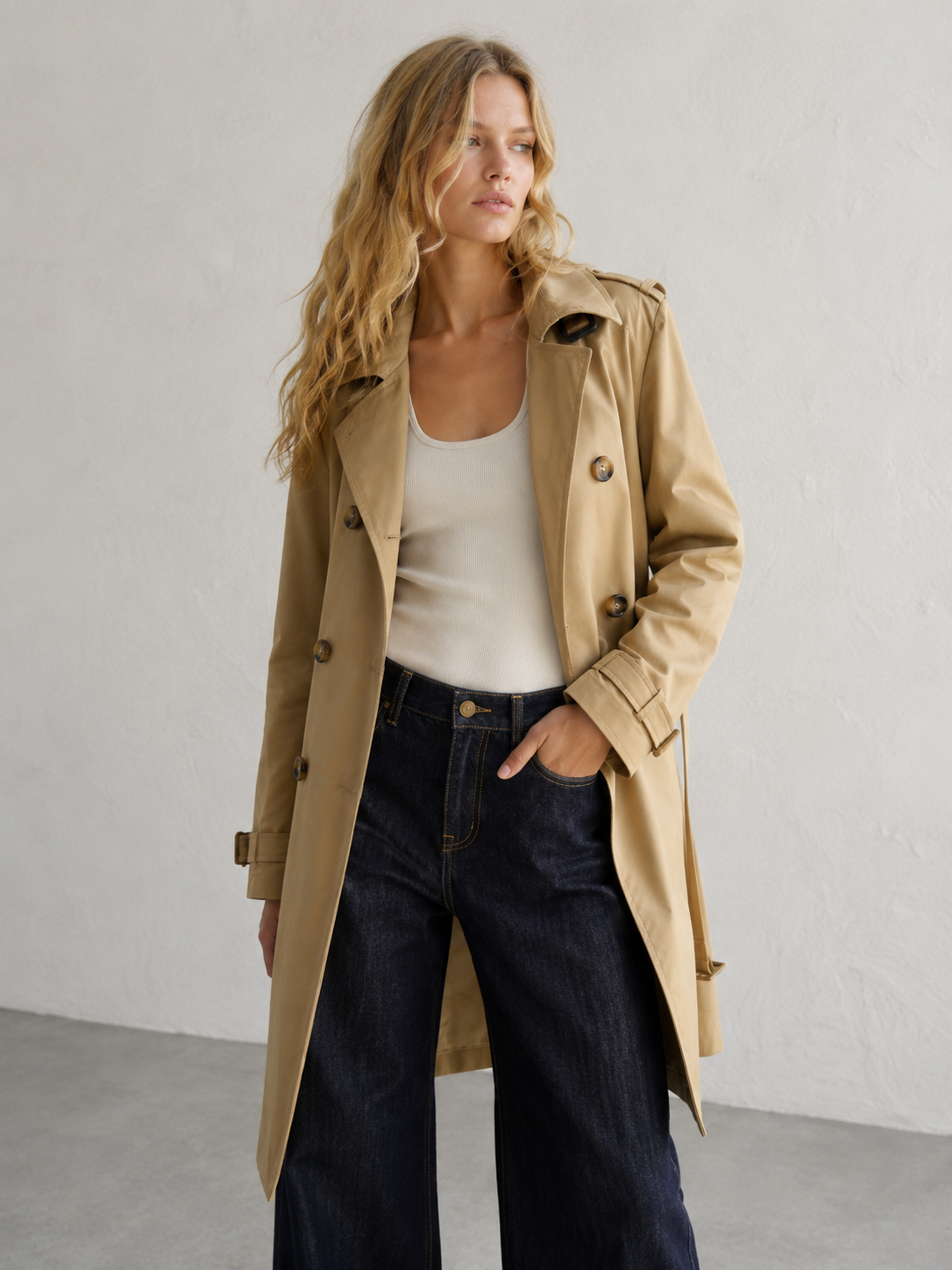 Trench Paris|Colore:Beige