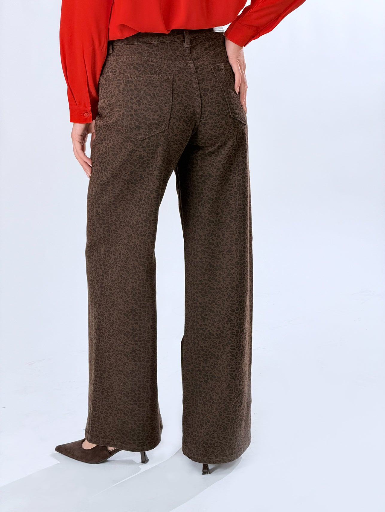 Pantalone fantasia micro maculata|Colore:Maculato