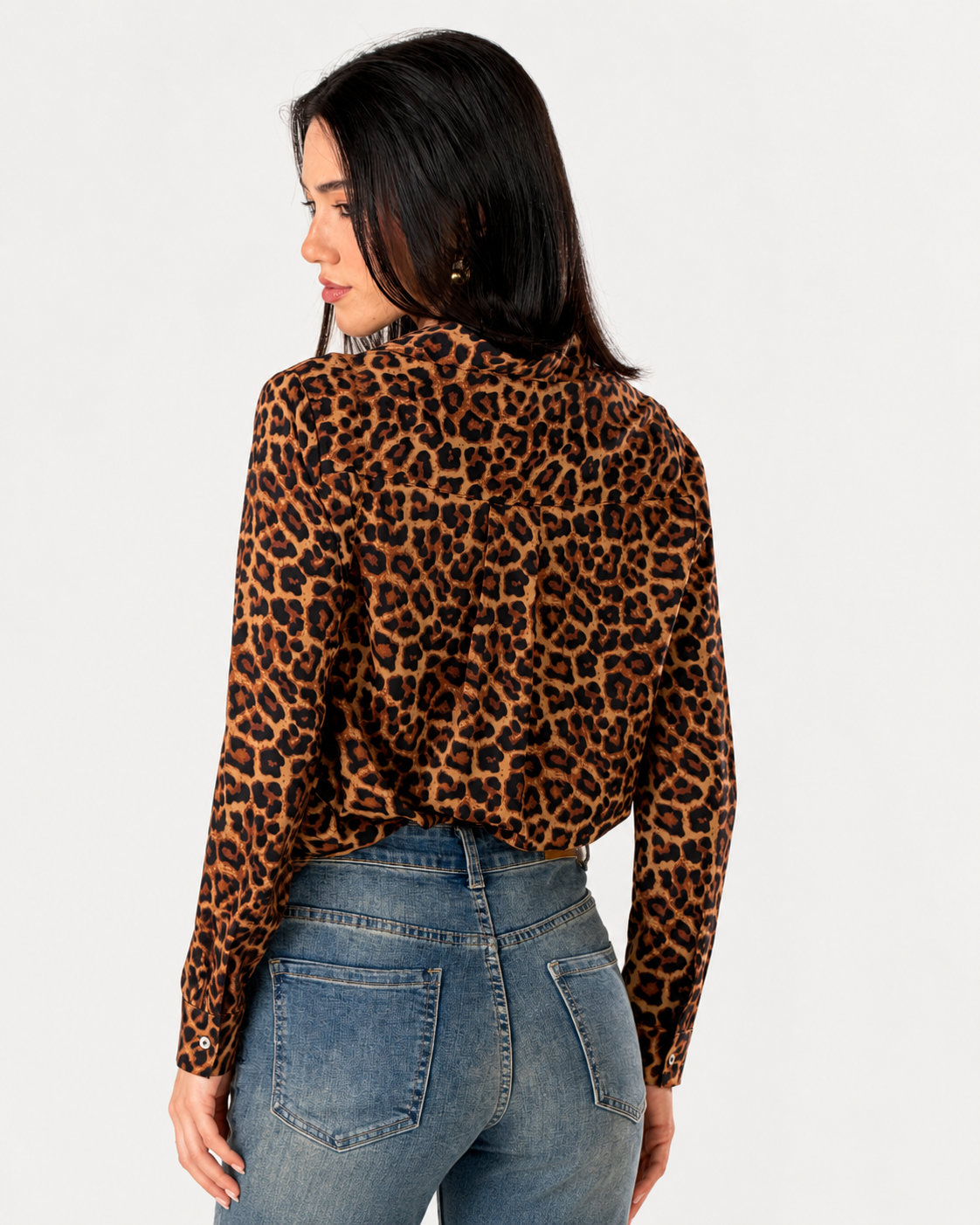Camicia Leopardata |Colore:Avorio