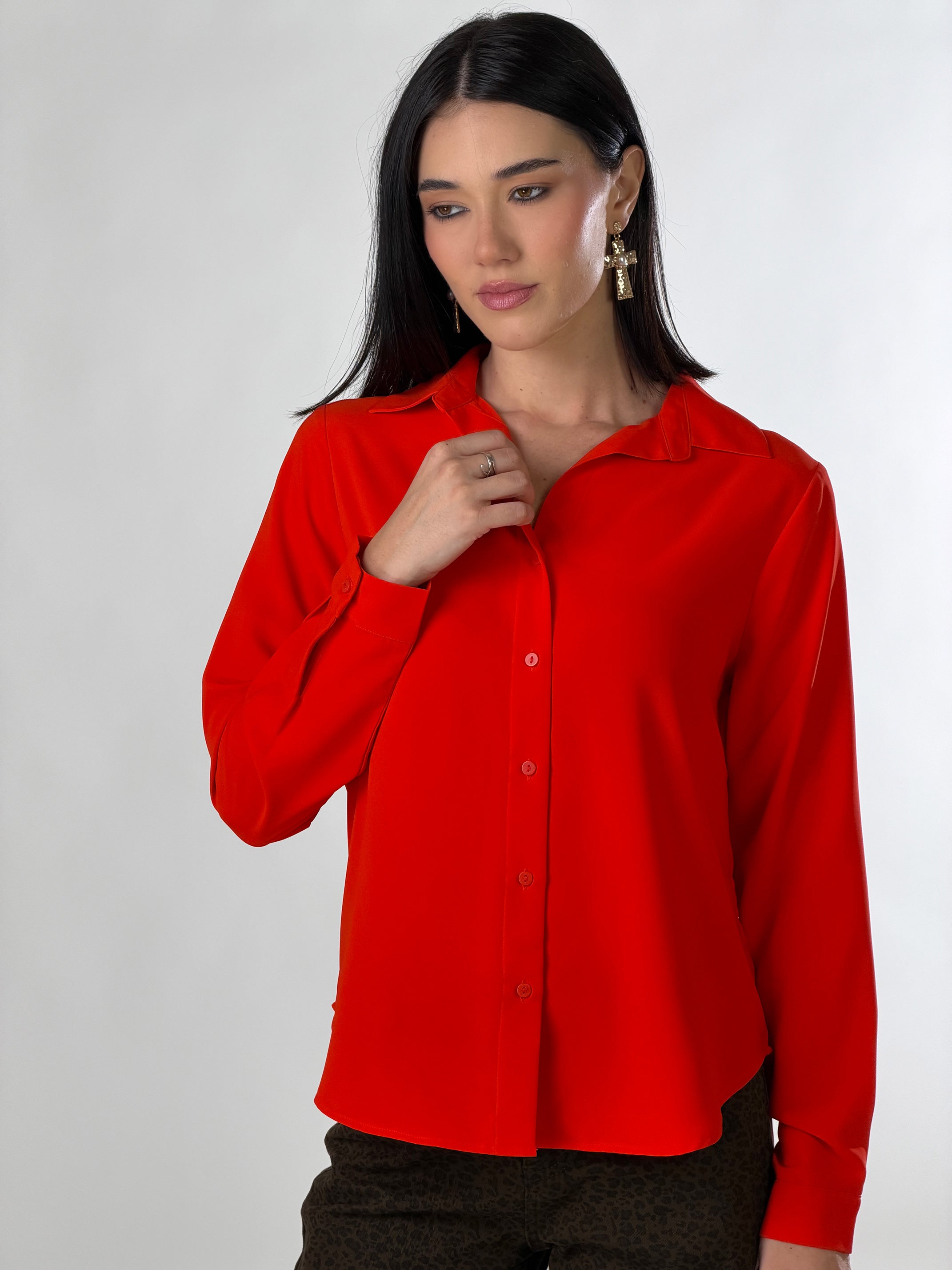 Camicia Ciity |Colore:Corallo
