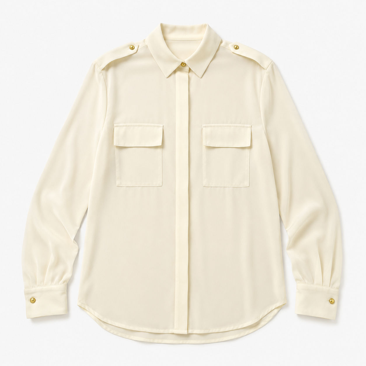 Camicia Utility |Colore:Avorio
