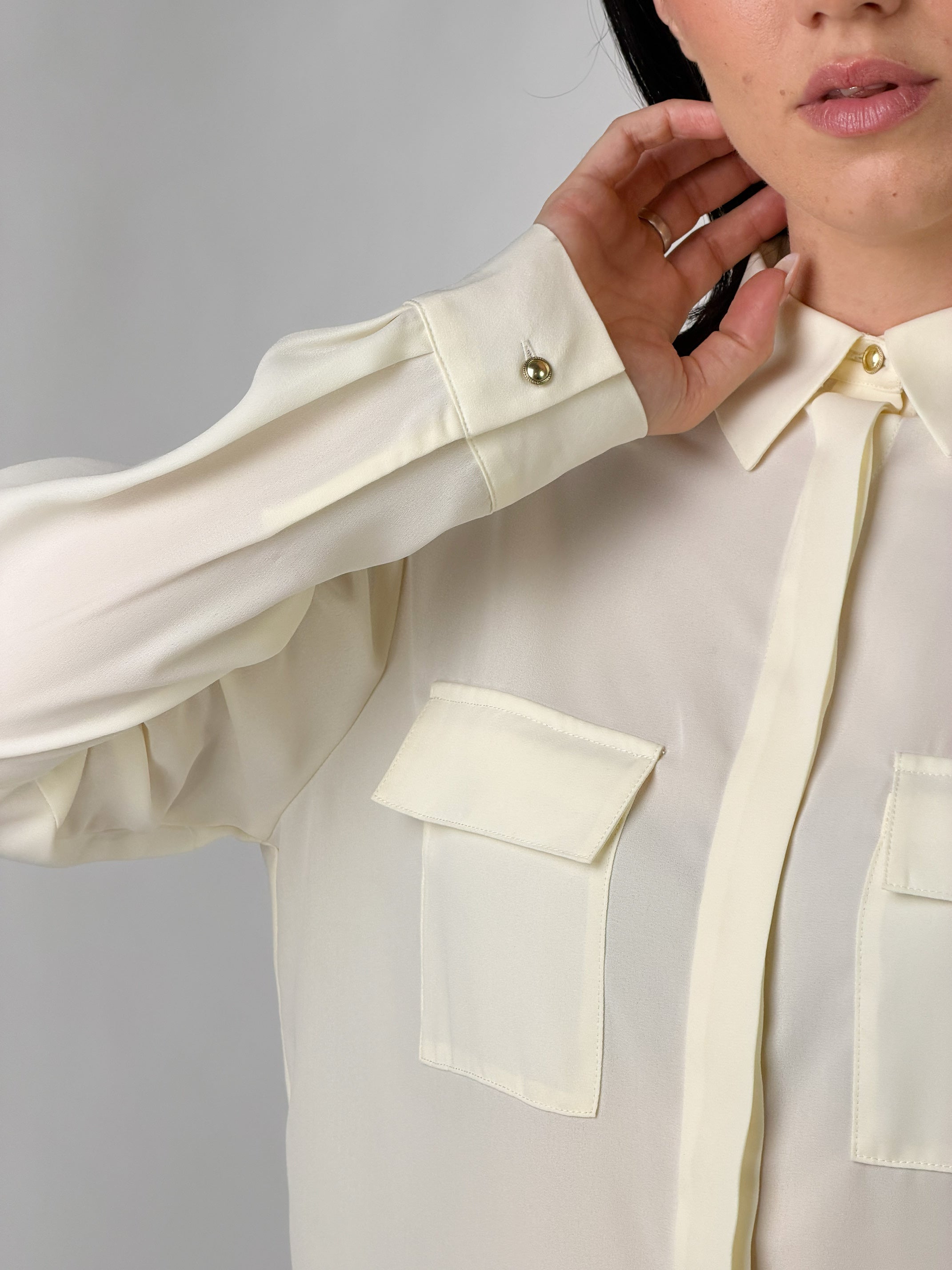 Camicia Utility |Colore:Avorio