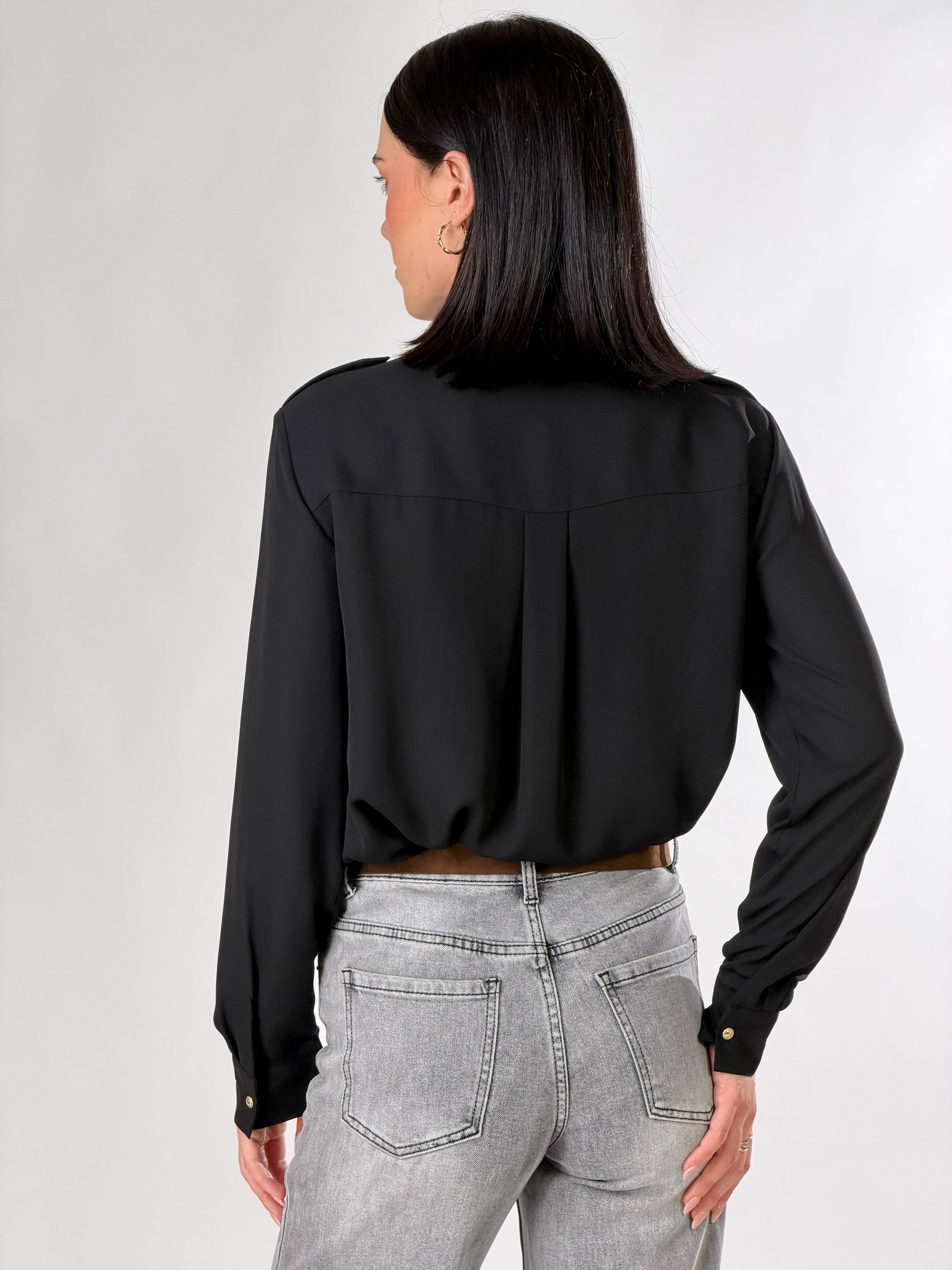 Camicia Utility |Colore:Nero