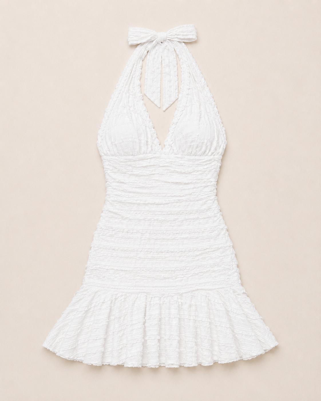 Mini Abito con culotte |Colore:Bianco
