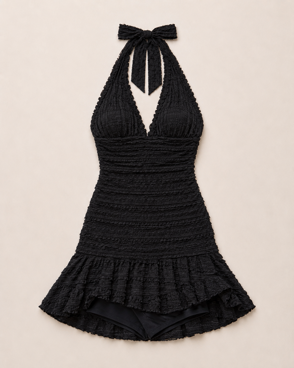 Mini Abito con culotte |Colore:Nero