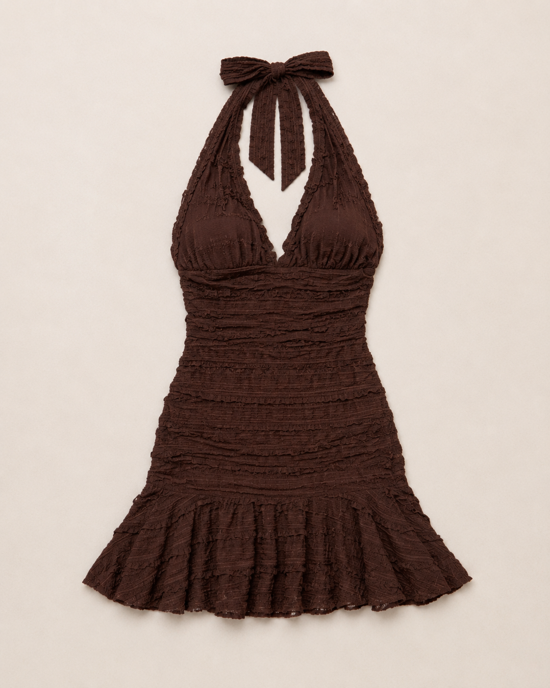 Mini Abito con culotte |Colore:Marrone